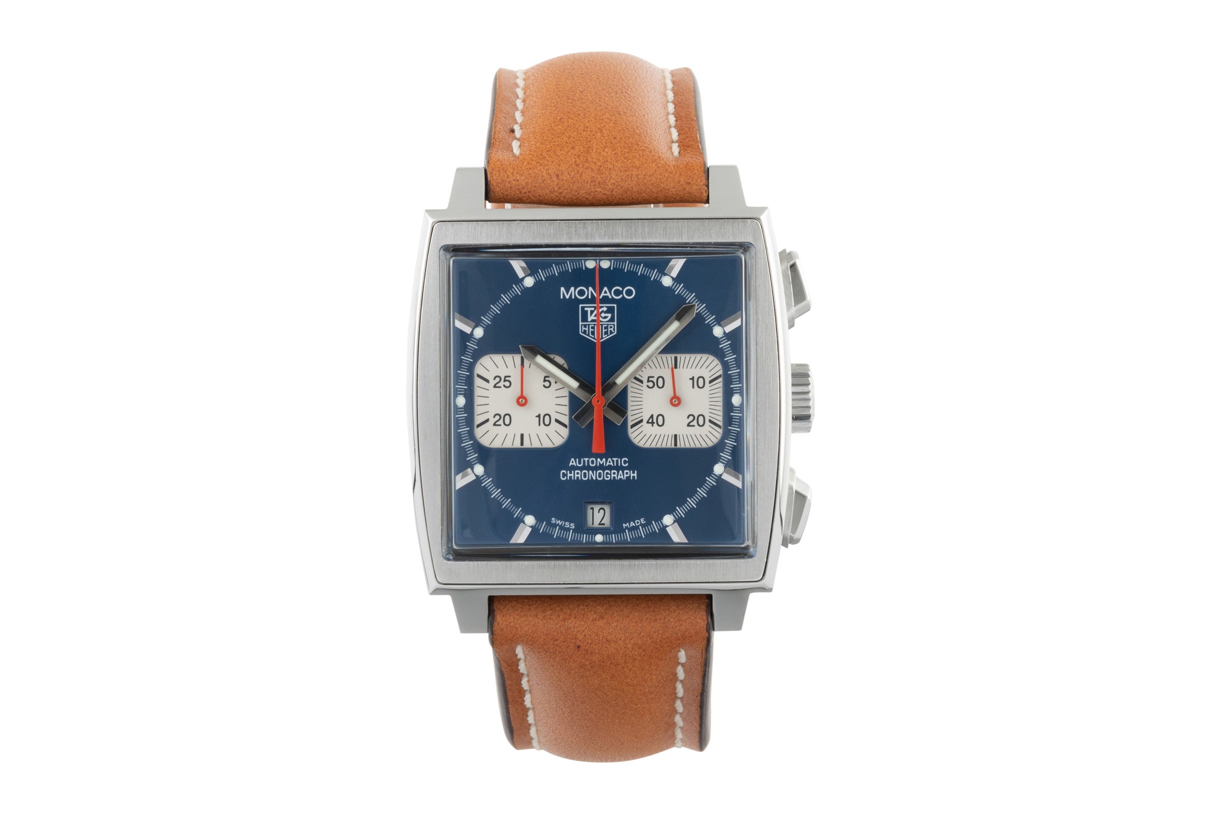 Tag Heuer Monaco chronograph steel automatic men's watch CW2113-0  [2303581]