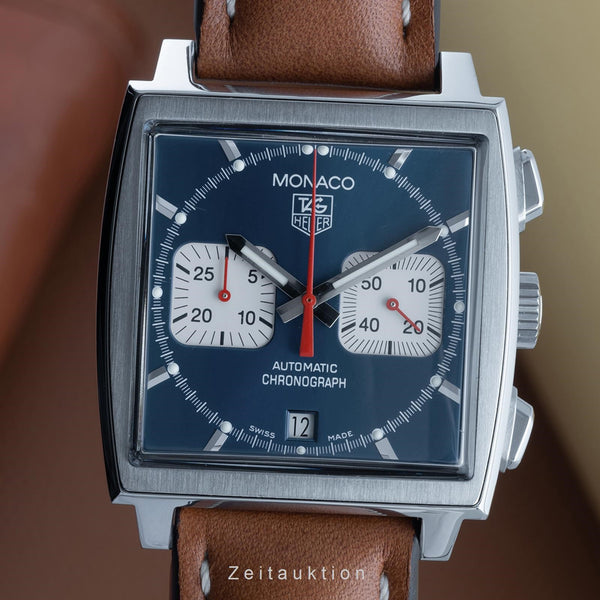 Tag Heuer Monaco chronograph steel automatic men's watch CW2113-0  [2303581]