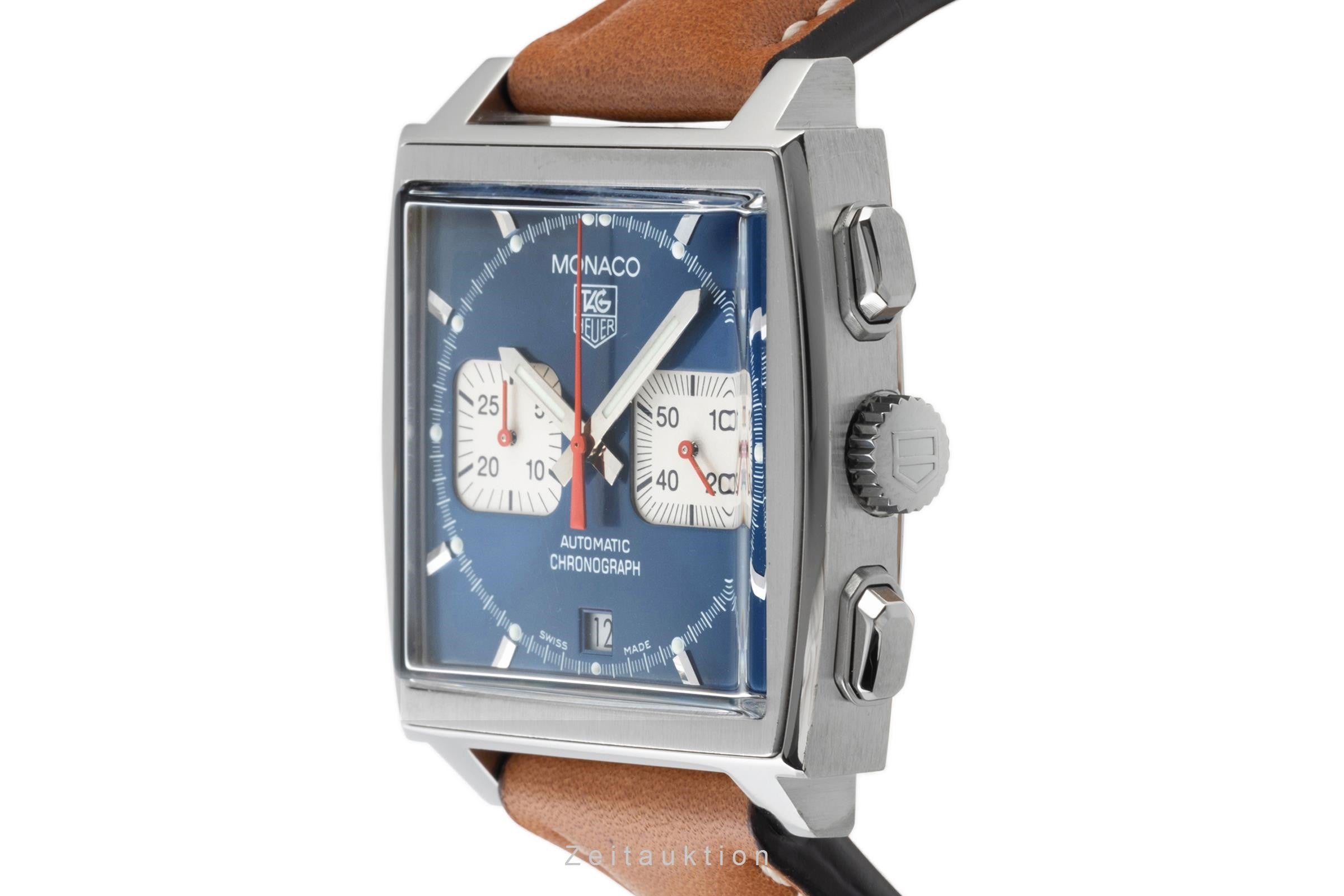 Tag Heuer Monaco chronograph steel automatic men's watch CW2113-0  [2303581]
