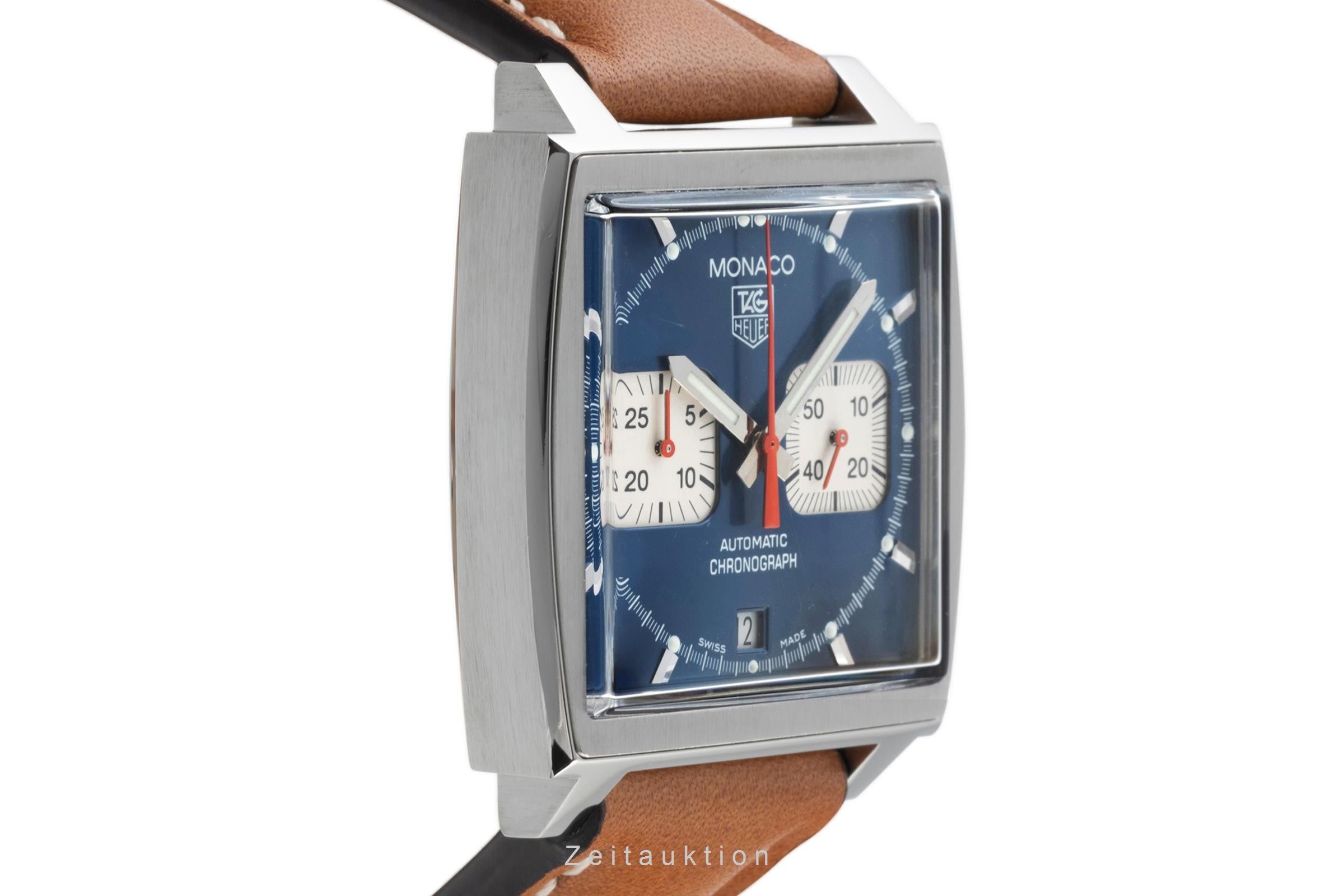 Tag Heuer Monaco chronograph steel automatic men's watch CW2113-0  [2303581]