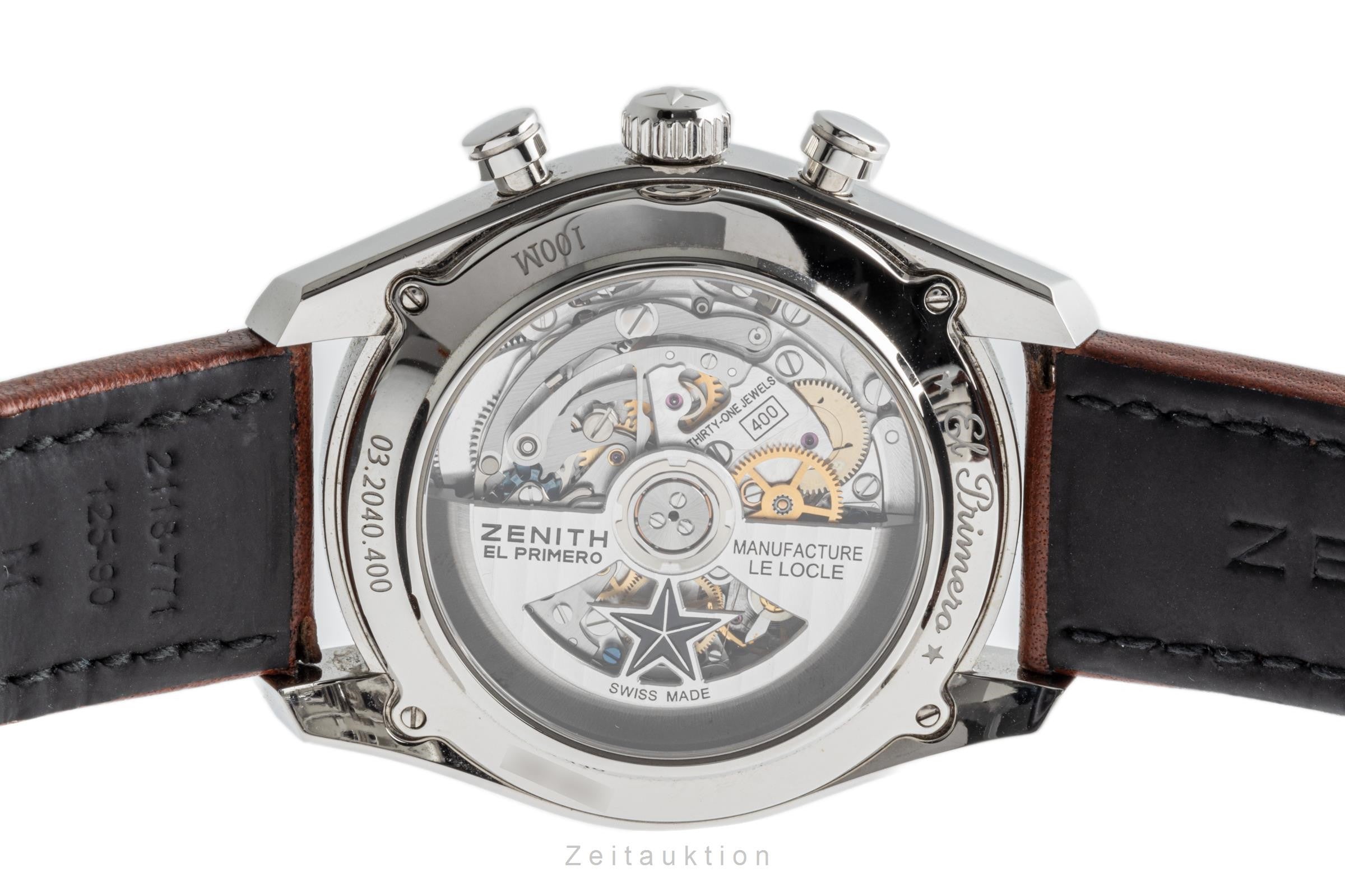 Zenith El Primero acier automatique montre pour hommes 03.2040.400/69.C494 LP: 9900EUR  [2303591]