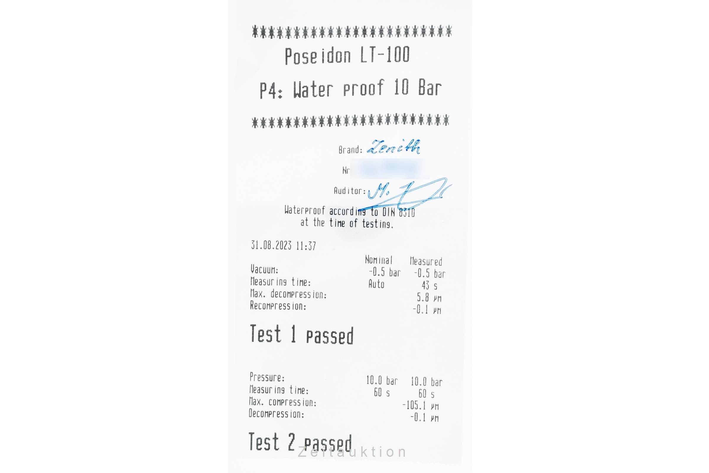 Zenith El Primero acier automatique montre pour hommes 03.2040.400/69.C494 LP: 9900EUR  [2303591]