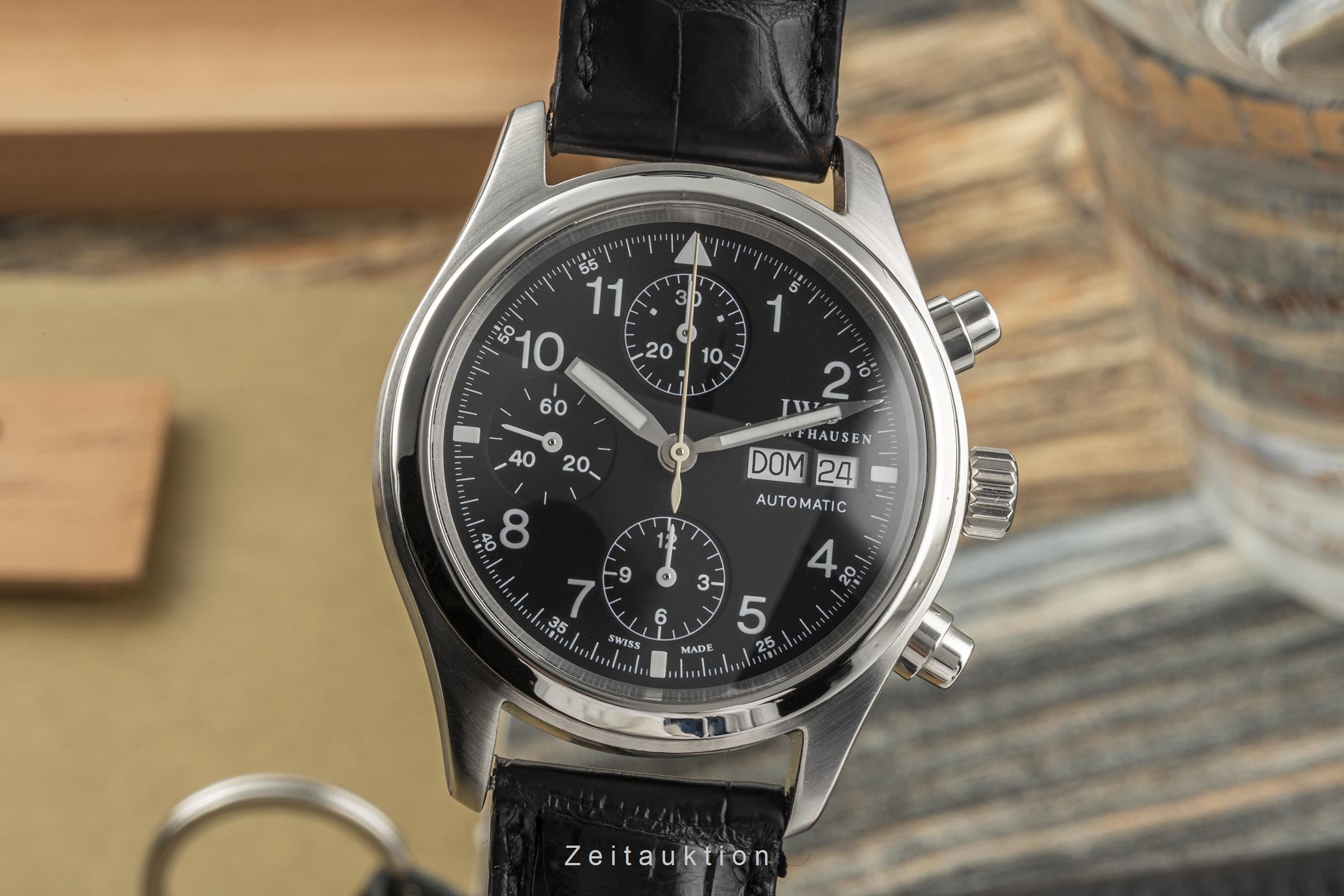 IWC Fliegerchronograph cronografo acciaio automatismo orologio da uomo IW3706  [2303595]