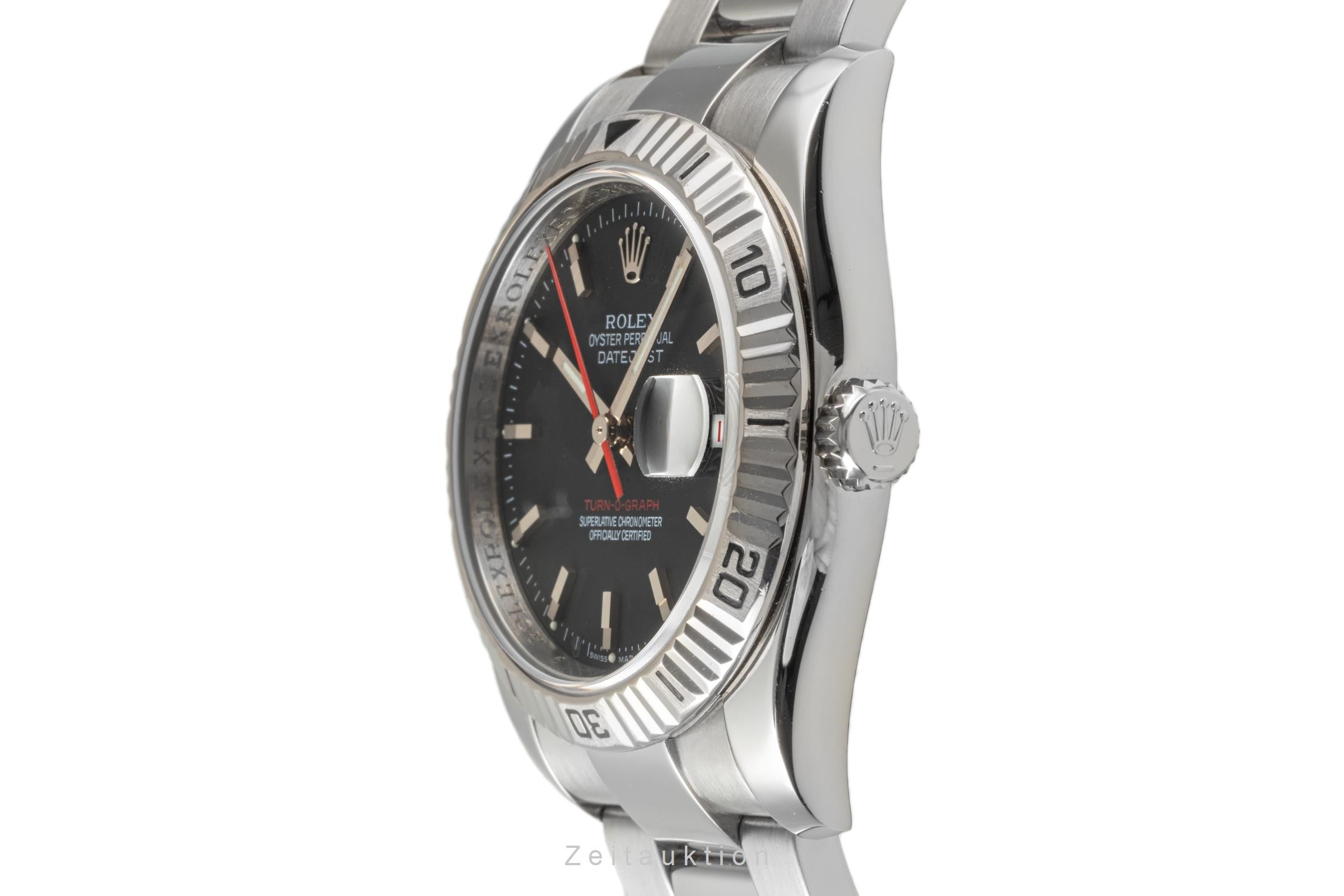 Rolex Datejust 36 Turn-O-Graph Stahl / Weissgold Automatik Herrenuhr Ref 116264  [2303613]