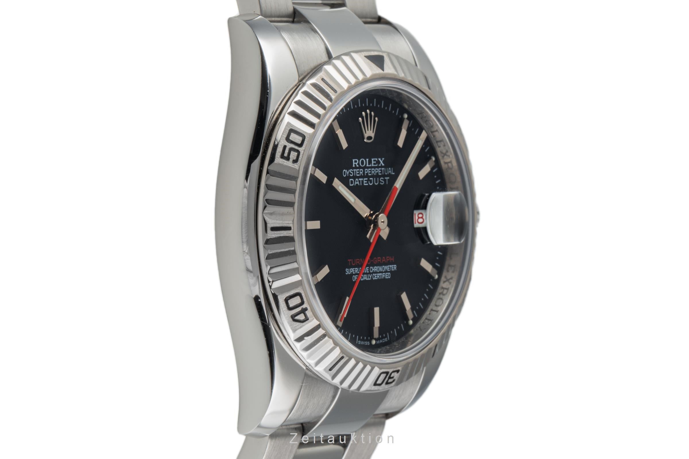 Rolex Datejust 36 Turn-O-Graph Stahl / Weissgold Automatik Herrenuhr Ref 116264  [2303613]