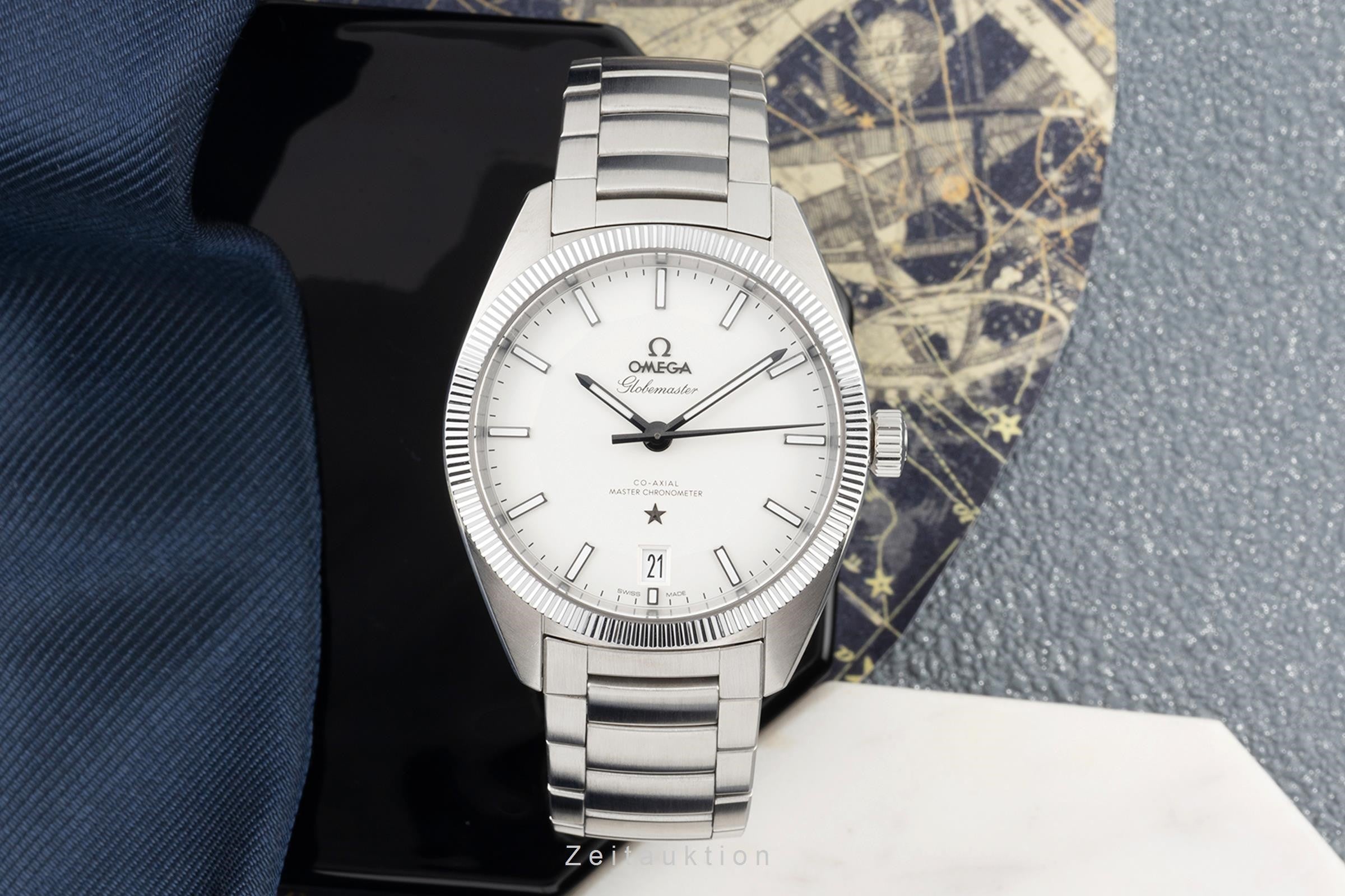 Omega Constellation acier automatique montre pour hommes 130.30.39.21.02.001 LP: 8600EUR  [2303630]
