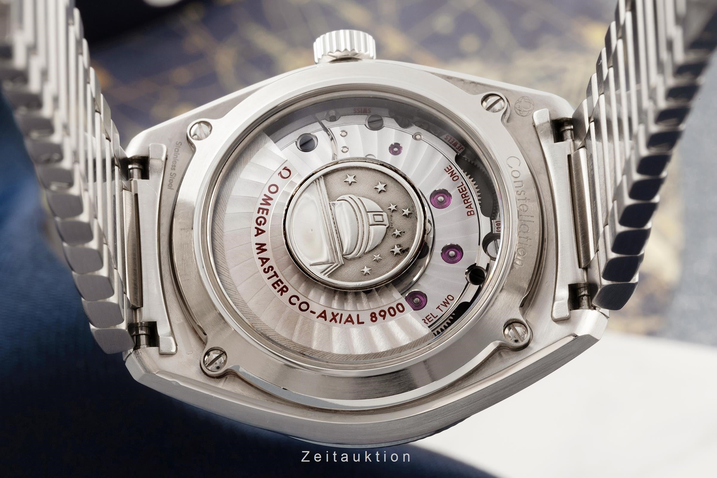 Omega Constellation acier automatique montre pour hommes 130.30.39.21.02.001 LP: 8600EUR  [2303630]