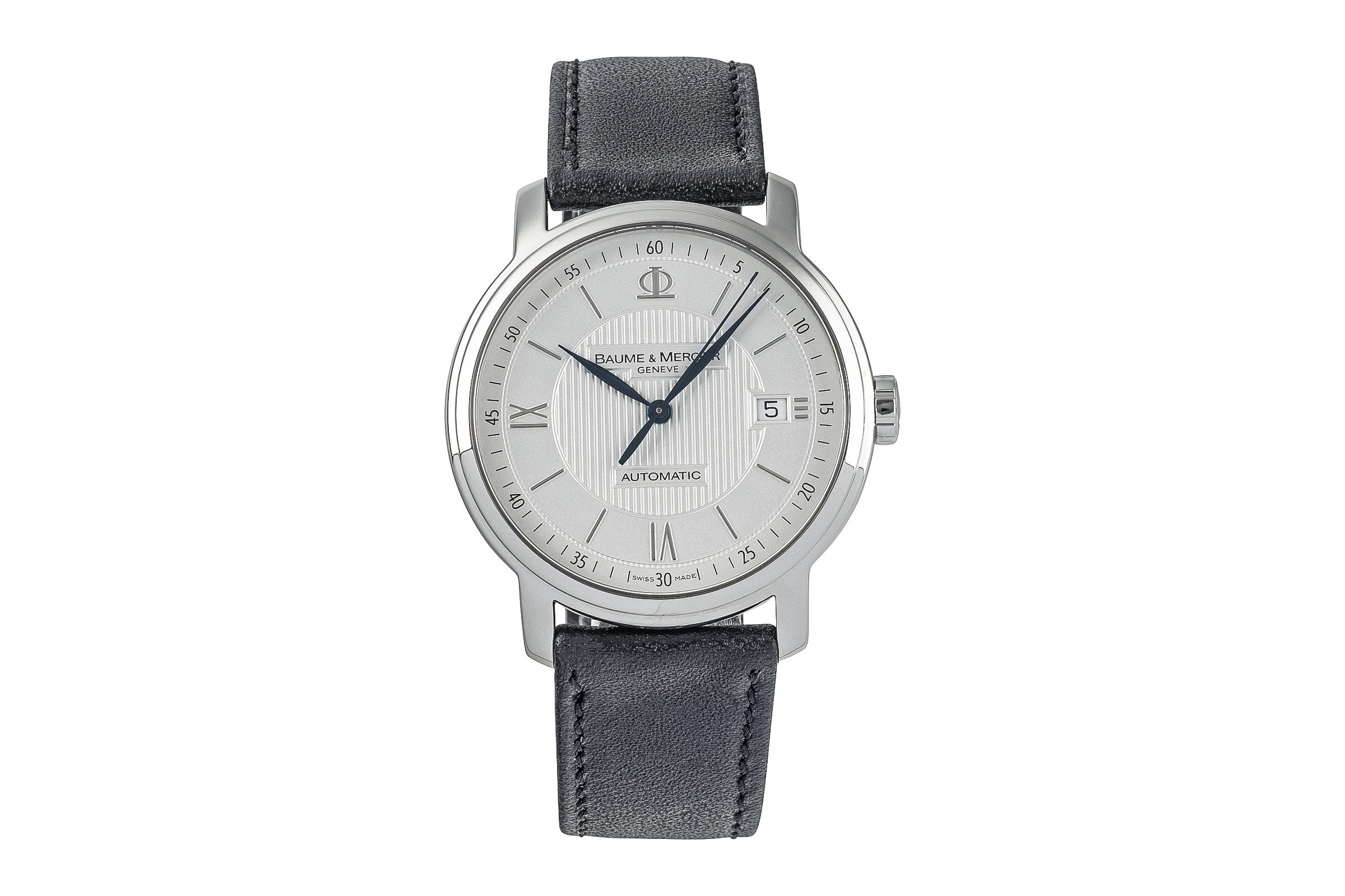 Baume & Mercier Classima acier automatique montre pour hommes 65615 LP: 2600EUR  [2303681]
