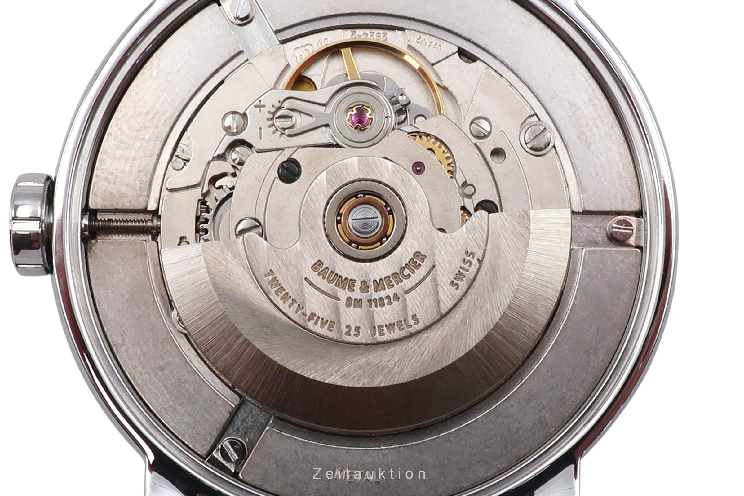 Baume & Mercier Classima acier automatique montre pour hommes 65615 LP: 2600EUR  [2303681]