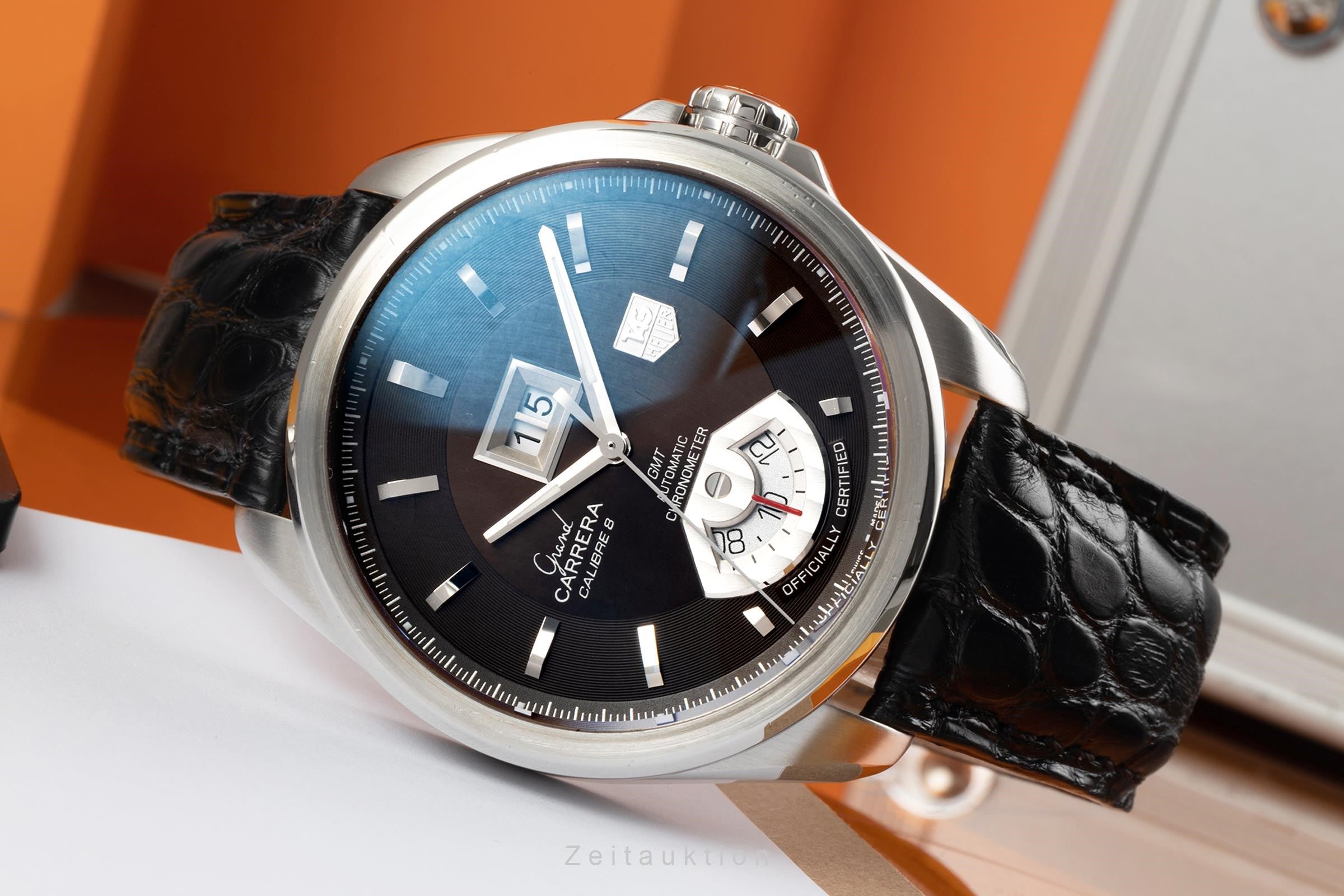 Tag Heuer Grand Carrera Calibre 8 Stahl Automatik Herrenuhr Ref. WAV5113  [2303702]