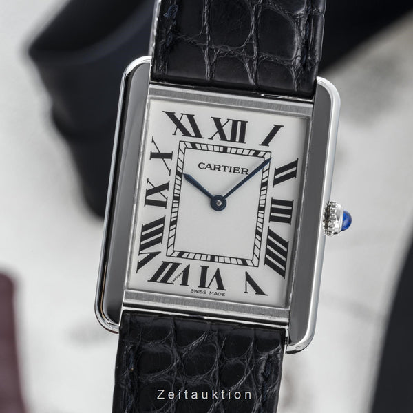 Cartier Tank Solo Large Edelstahl Herrenuhr Ref. W1018355, 2715 VP: 3300,- € [2303705]