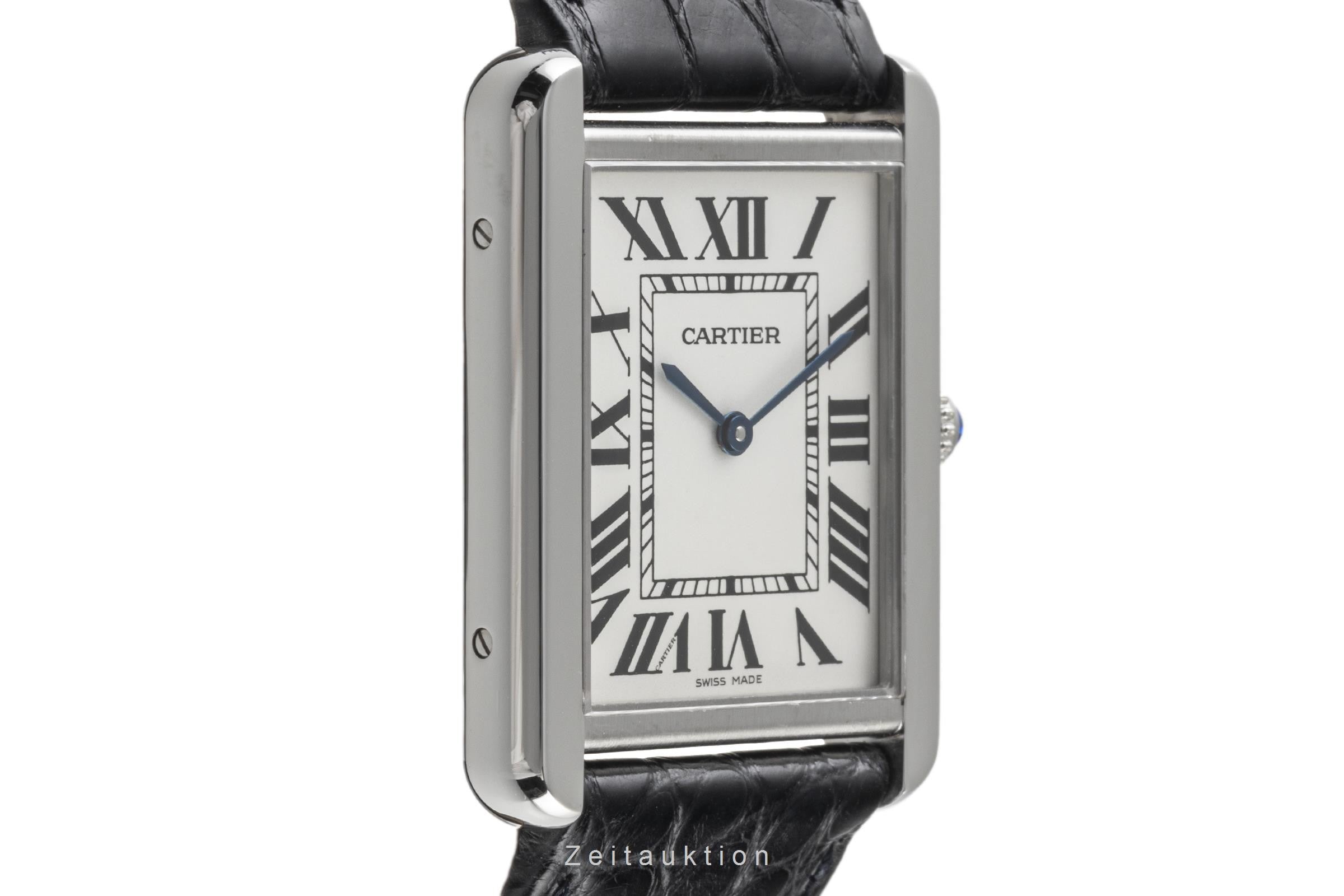 Cartier Tank steel quartz Kal. 690 Ref. W1018355, 2715 | 2303705