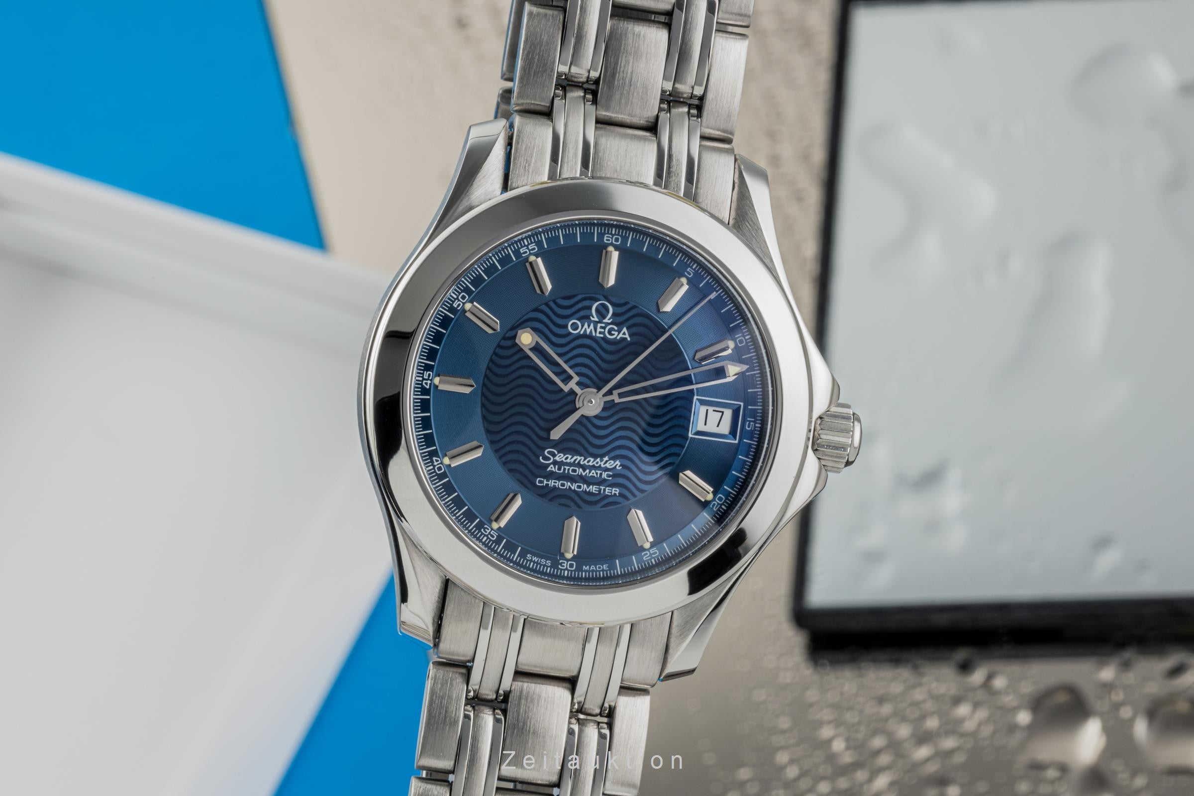 Omega Seamaster steel automatic men's watch 2501.81.00, 168.1501  [2303707]