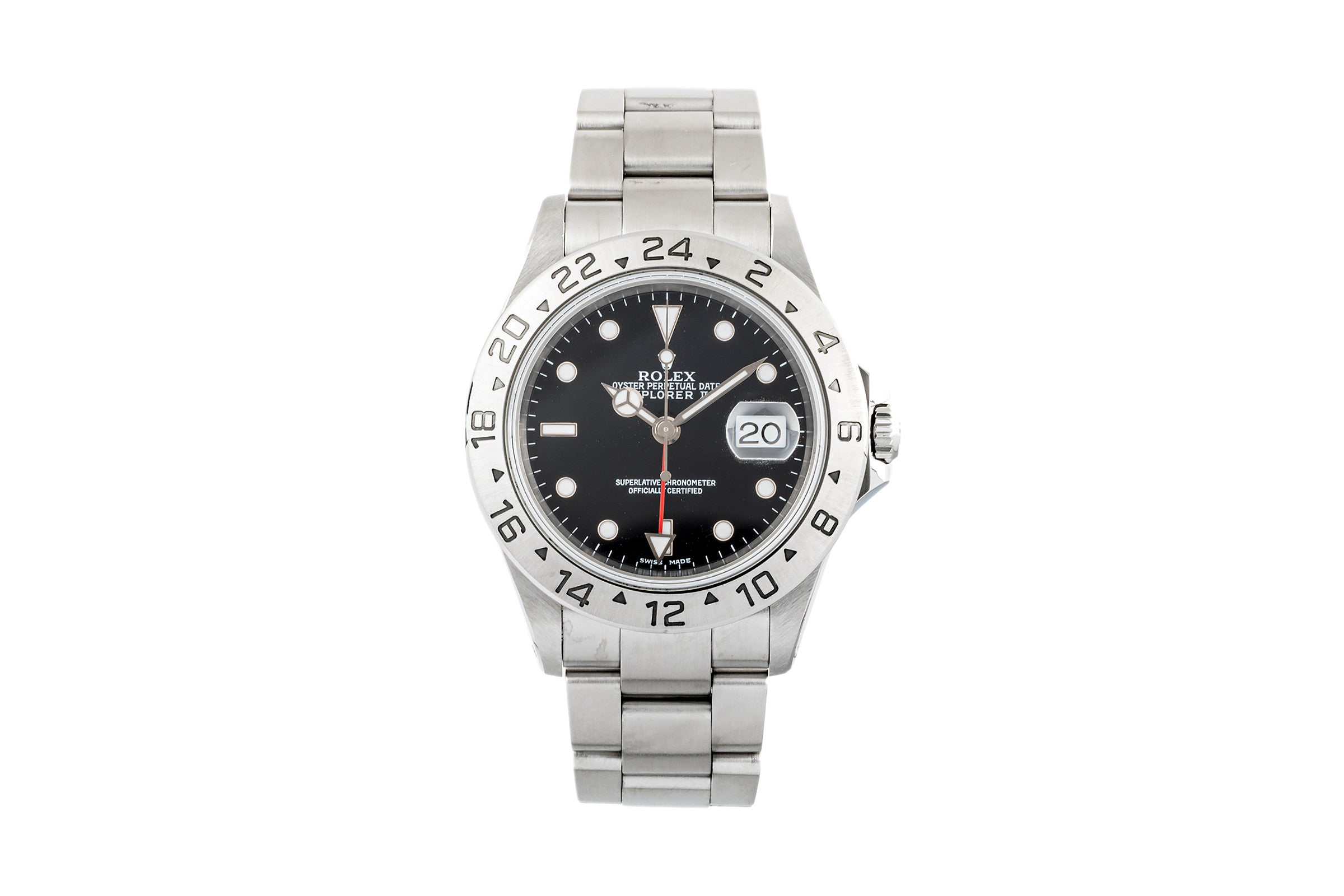 Rolex Explorer II Black Dial Edelstahl Automatik Herrenuhr Ref. 16570 P-Serie [2303709]