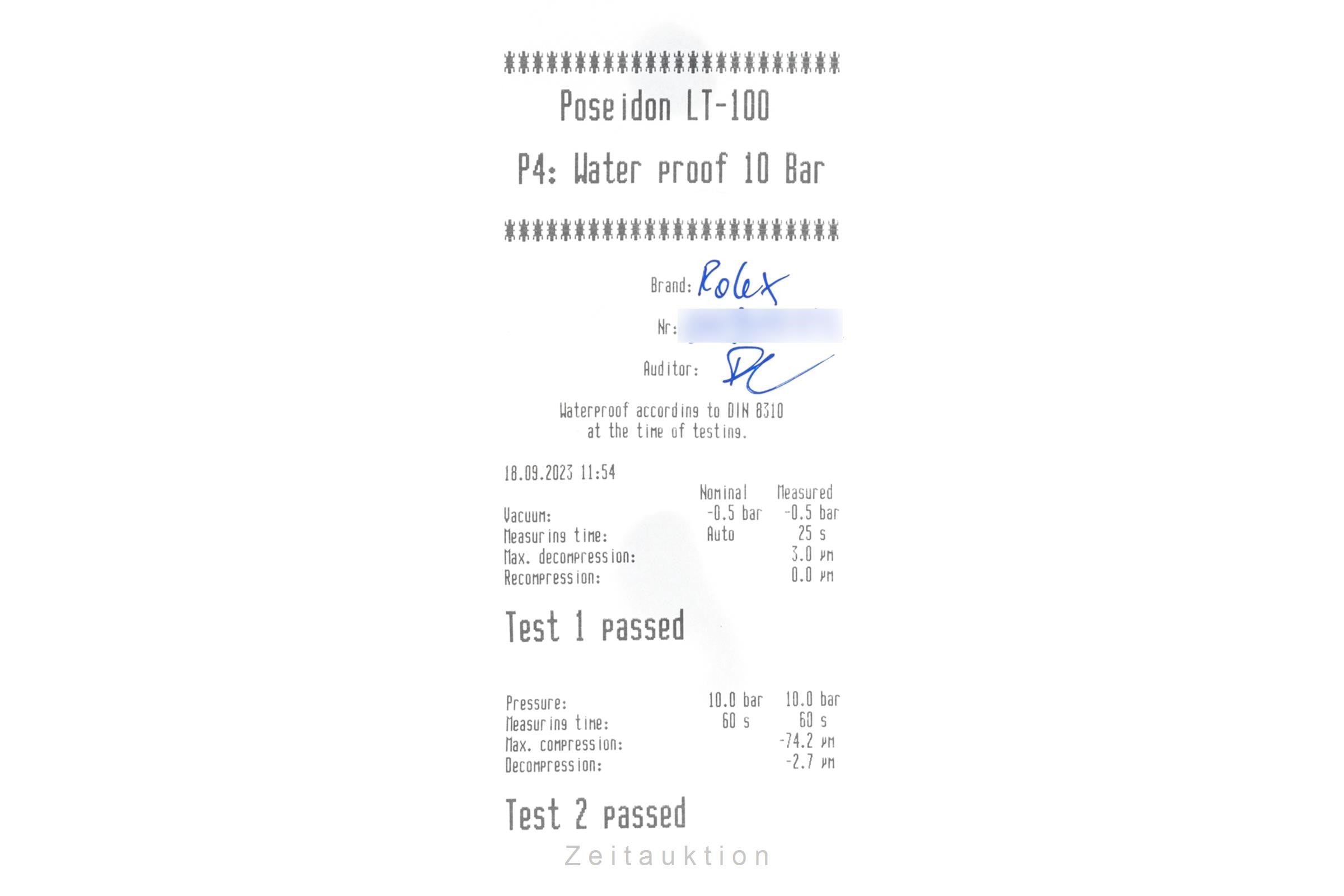 Rolex Explorer II Black Dial Edelstahl Automatik Herrenuhr Ref. 16570 P-Serie [2303709]