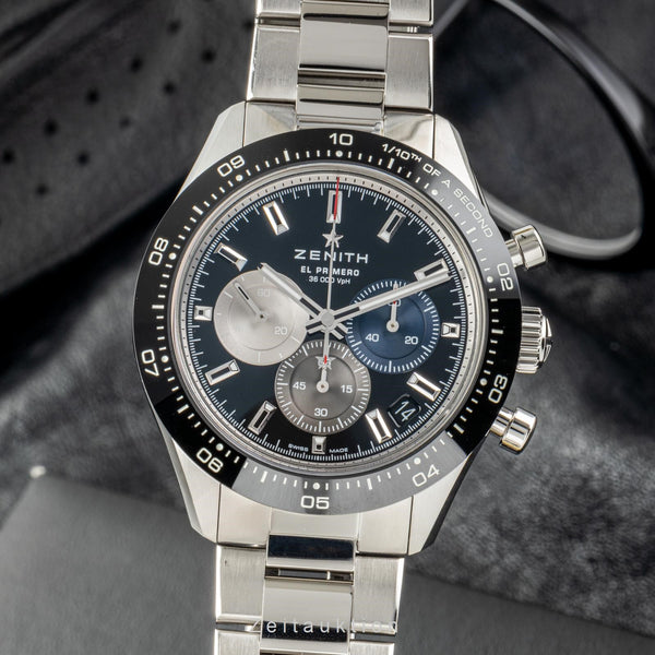Zenith El Primero cronografo acciaio automatismo orologio da uomo 03.3100.3600/21.M3100 LP: 11800EUR  [2303718]