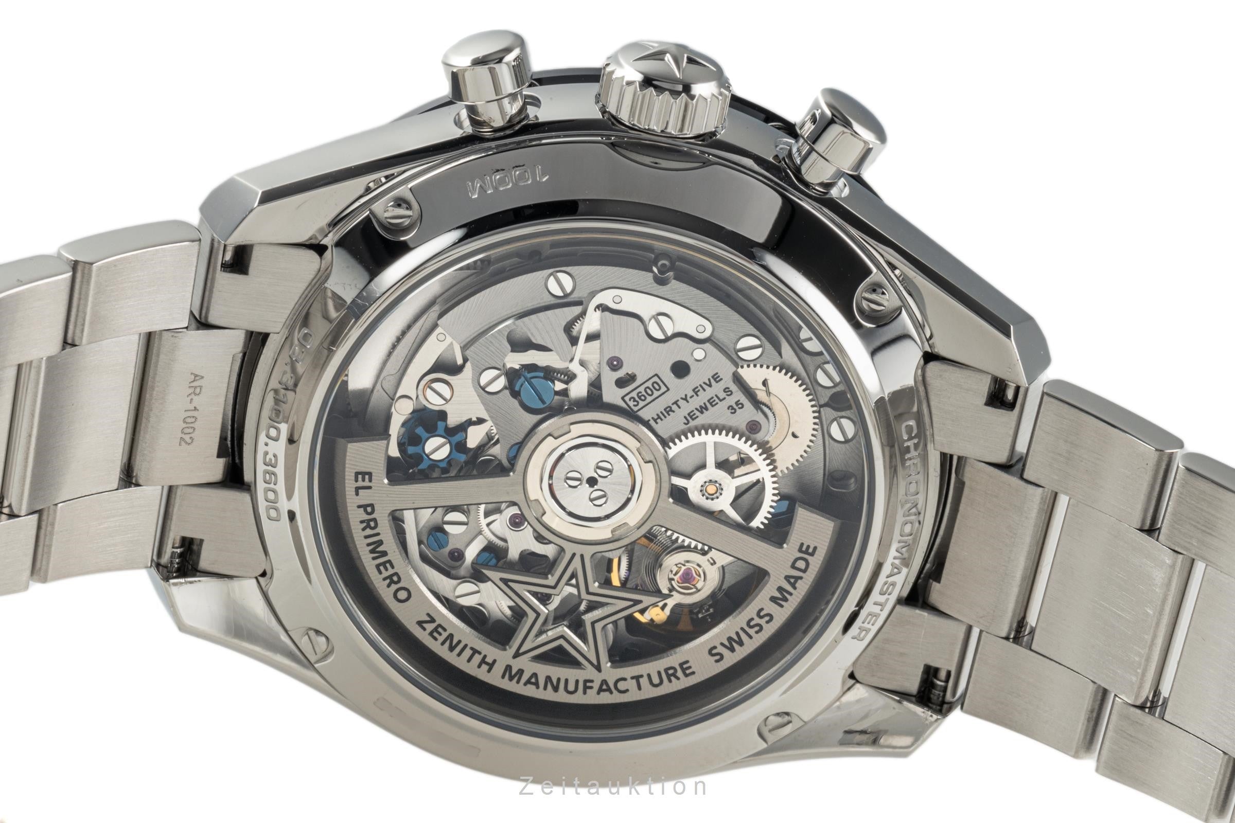 Zenith El Primero cronografo acciaio automatismo orologio da uomo 03.3100.3600/21.M3100 LP: 11800EUR  [2303718]