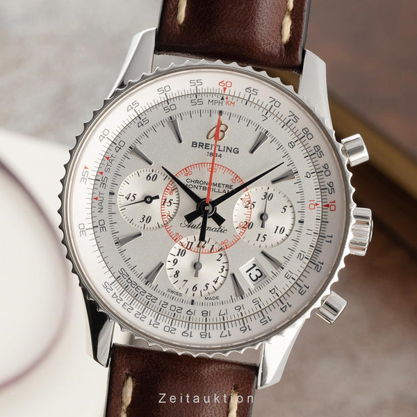 Breitling Montbrillant cronografo acciaio automatismo orologio da uomo AB0130  [2303722]
