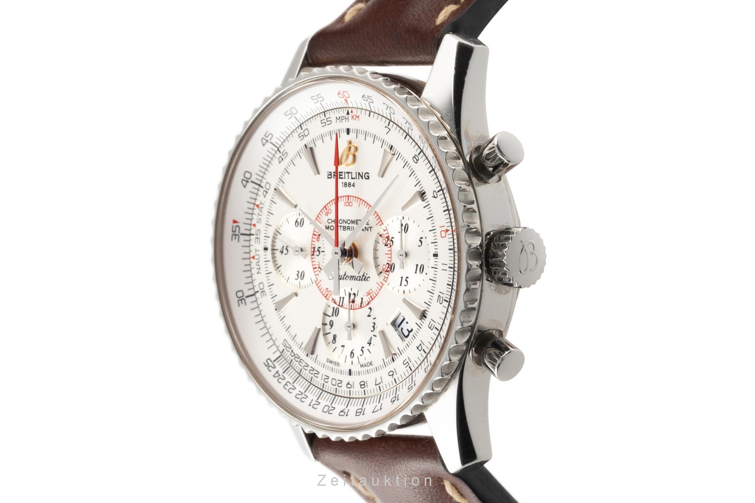 Breitling Montbrillant cronografo acciaio automatismo orologio da uomo AB0130  [2303722]