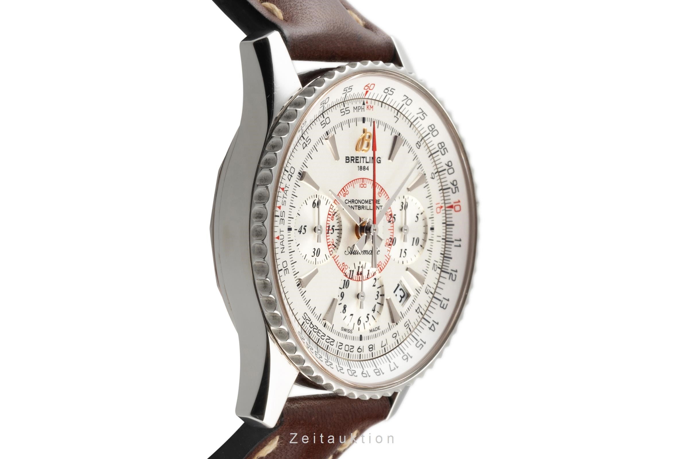 Breitling Montbrillant cronografo acciaio automatismo orologio da uomo AB0130  [2303722]