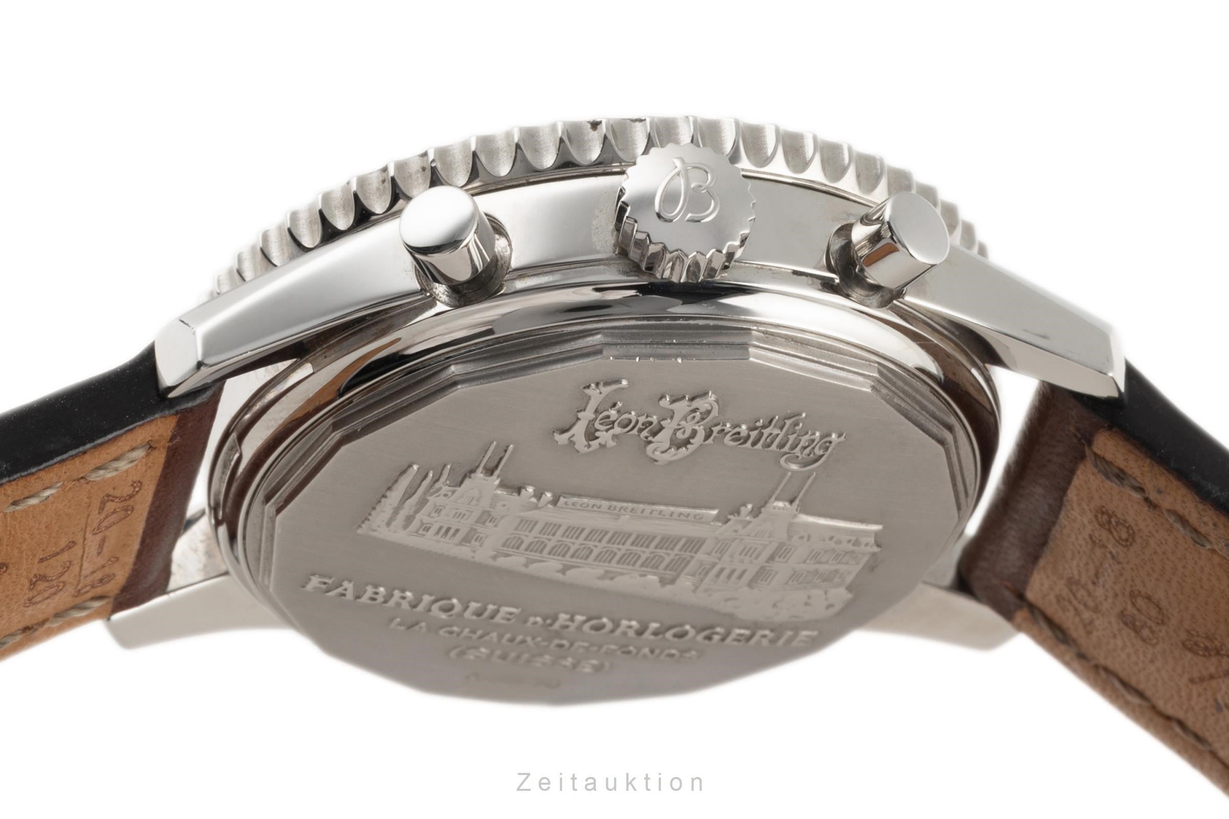 Breitling Montbrillant cronografo acciaio automatismo orologio da uomo AB0130  [2303722]