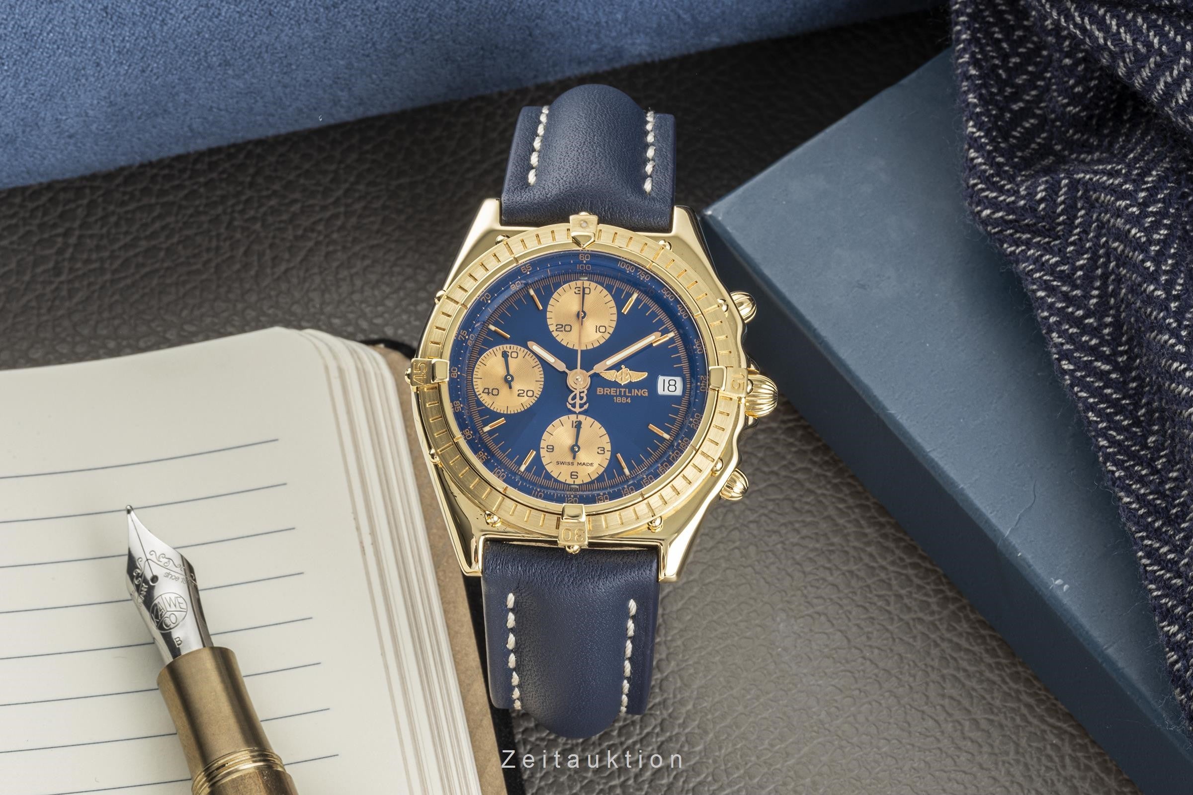 Breitling Chronomat chronograph 18 ct gold automatic men's watch K13047  [2303733]