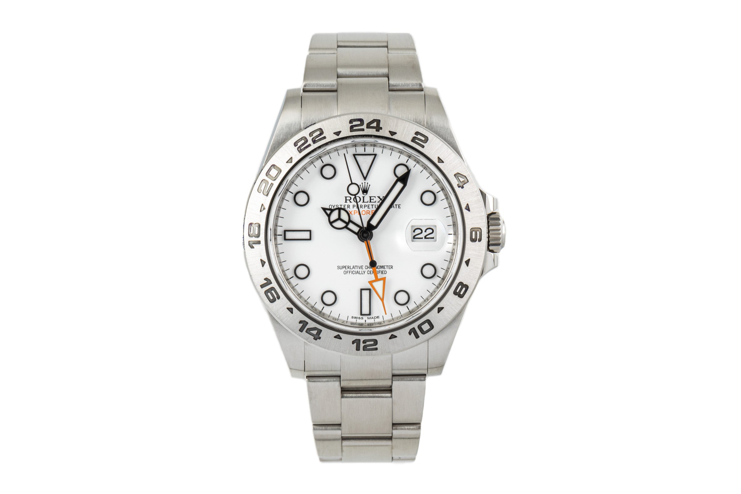 Rolex Explorer II acero automático reloj para caballeros 216570  [2303740]