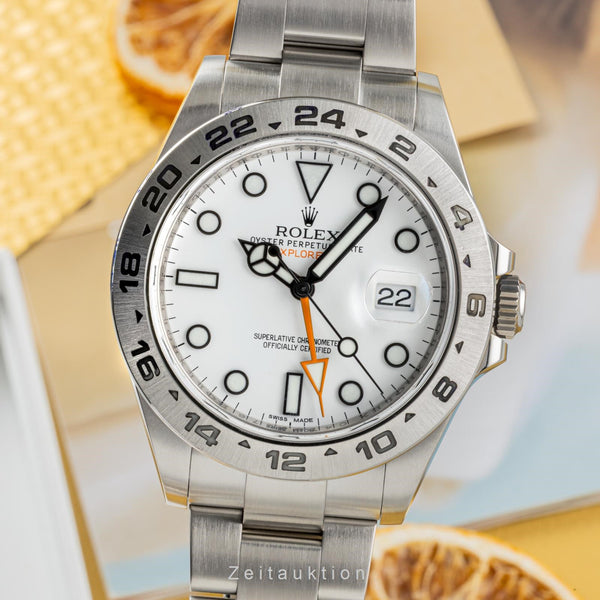 Armbanduhr Rolex Rolex Explorer Einstellen Rolex Explorer II Stahl