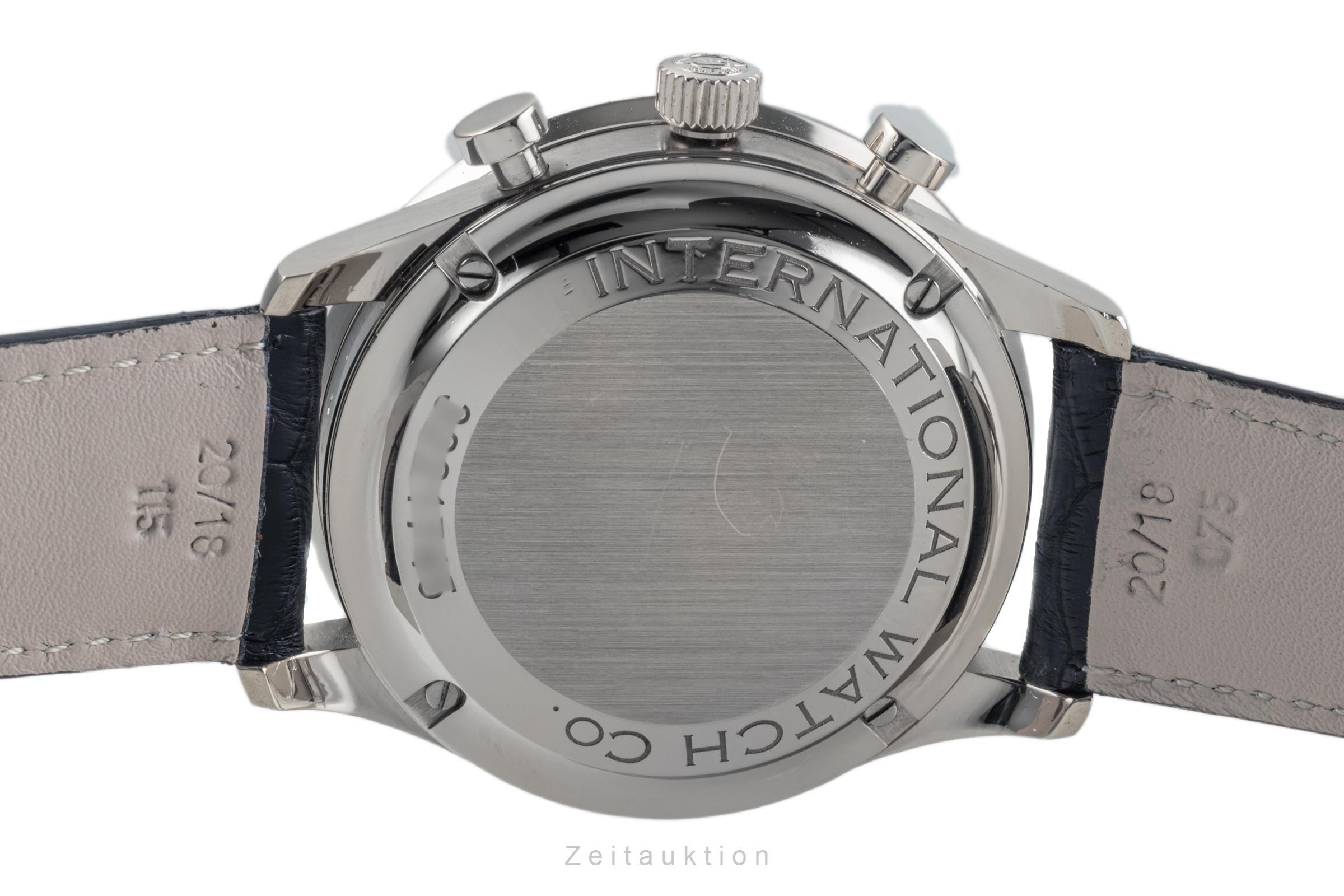 IWC Portugieser chronograph 18 ct white gold automatic men's watch IW371431 LP: 19600EUR  [2303769]