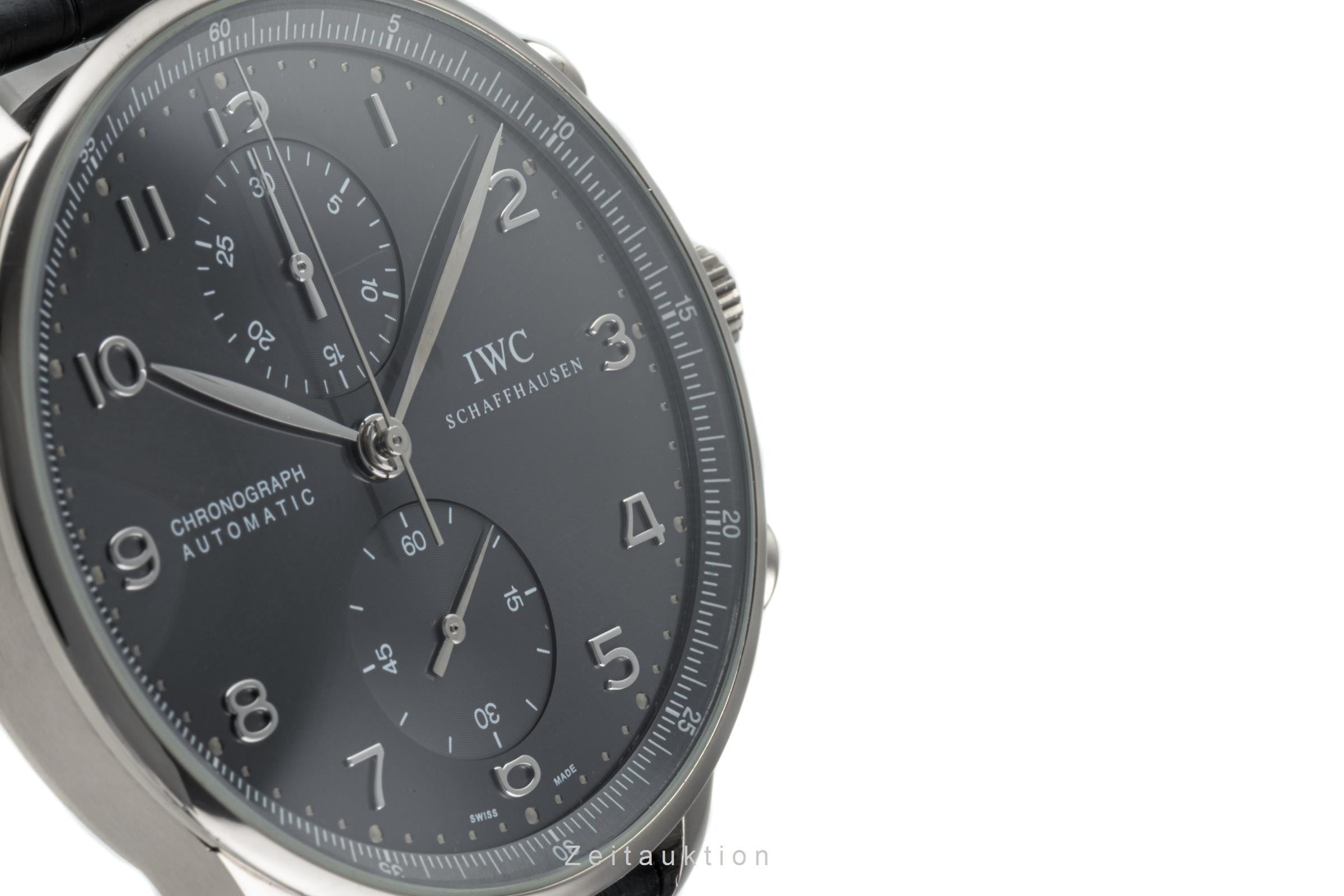 IWC Portugieser chronograph 18 ct white gold automatic 79350
