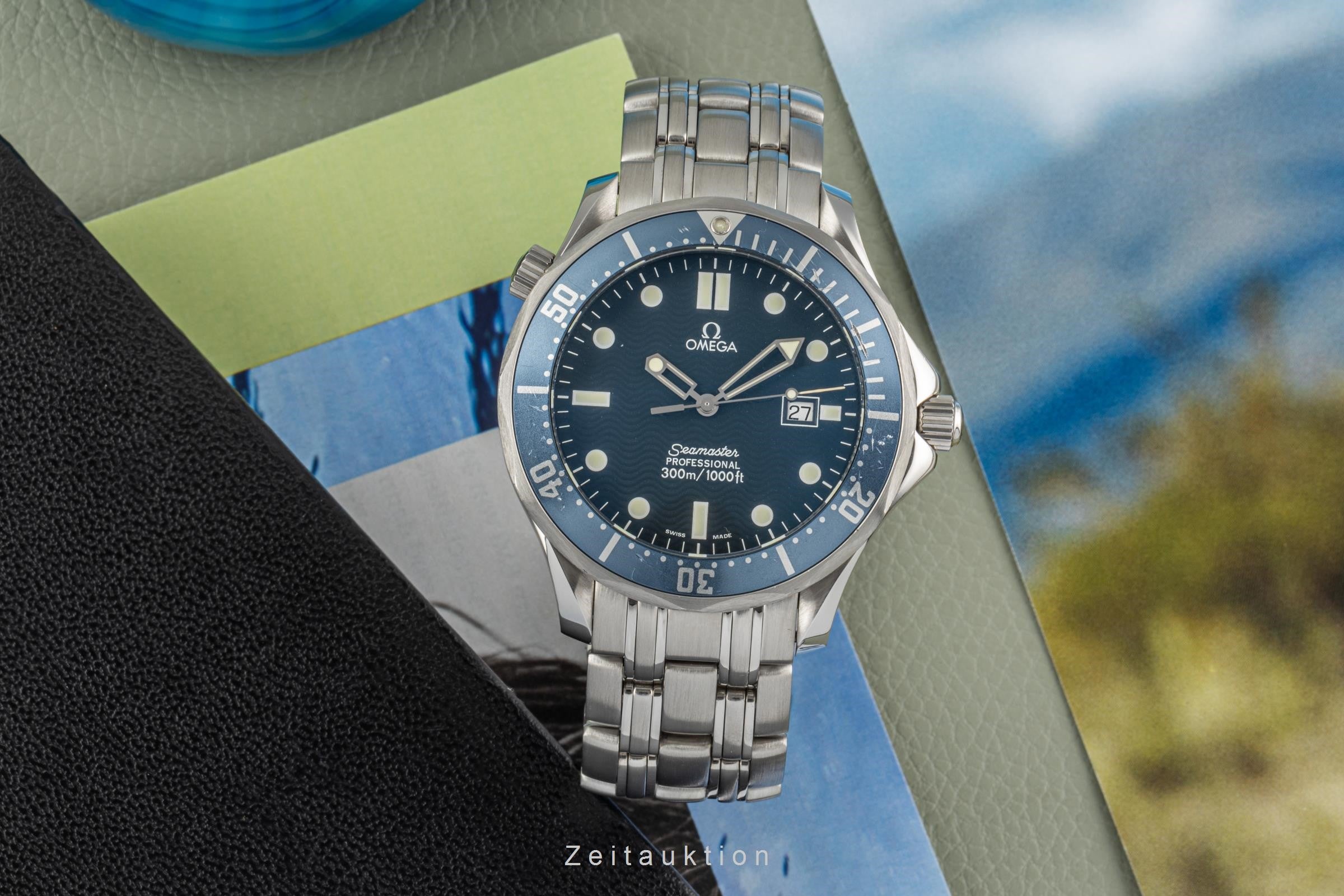 Omega Seamaster Professional 300M Stahl Ref. 2541.80.00, 196.1523 Papiere 1999 [2303772]