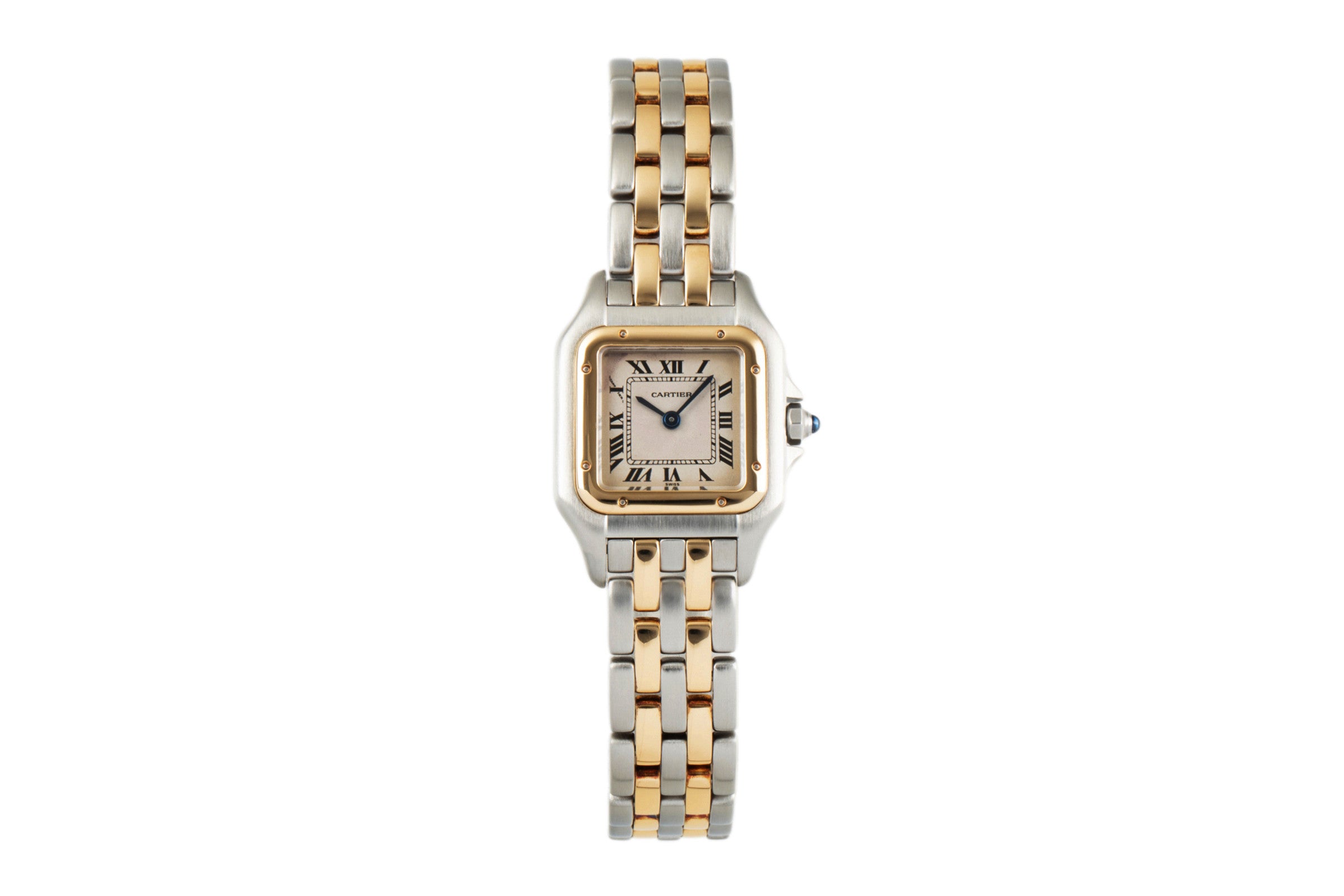Cartier Panthere acciaio / oro quarzo orologio da donna W25029B6, 1120 LP: 8950EUR  [2303816]