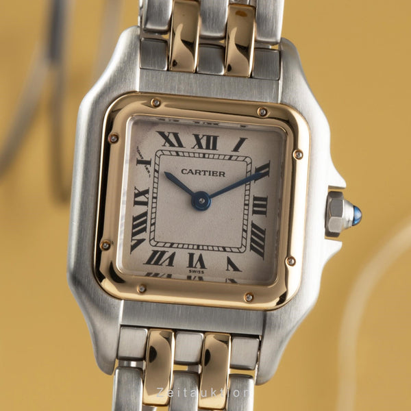 Cartier Panthere acciaio / oro quarzo orologio da donna W25029B6, 1120 LP: 8950EUR  [2303816]