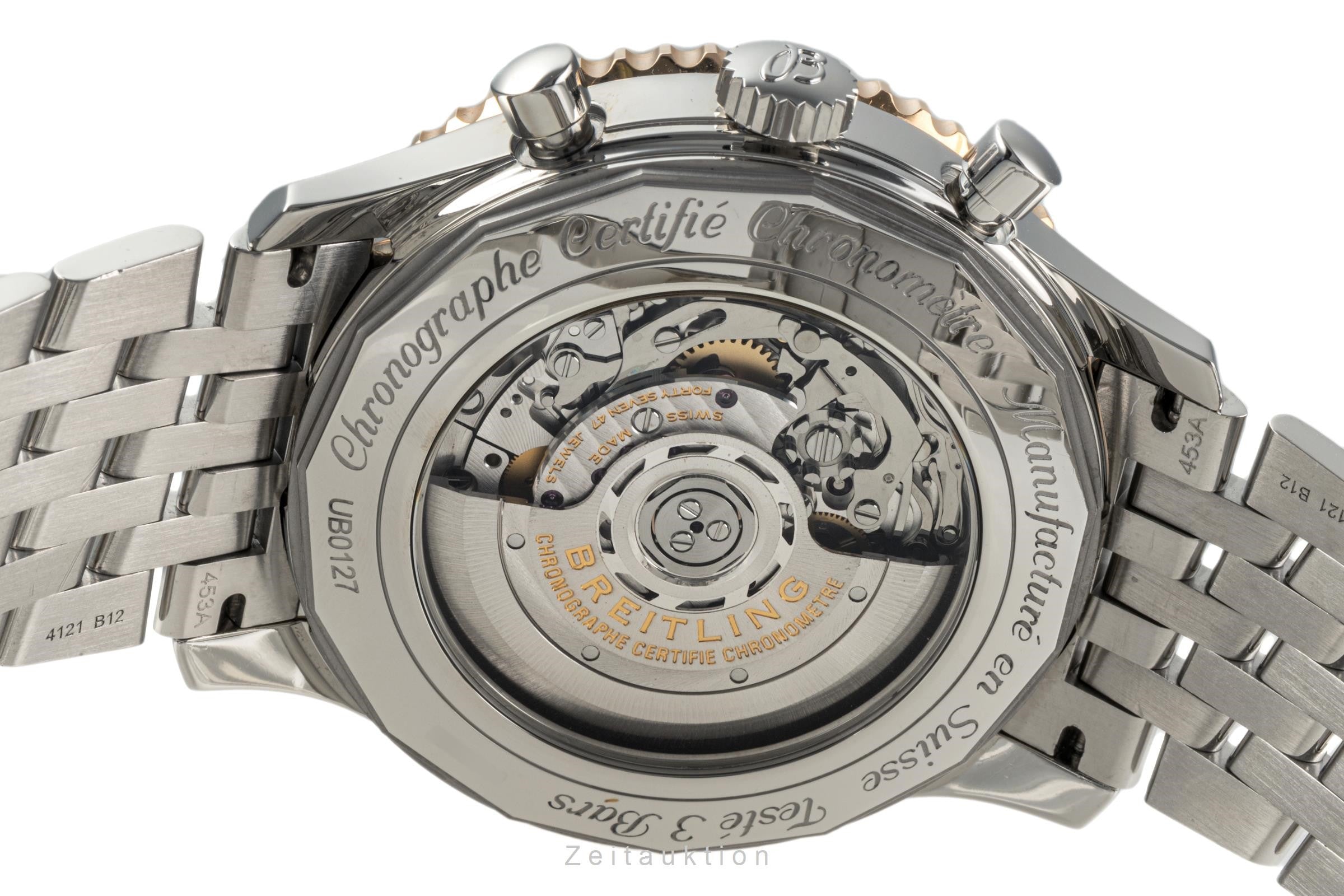 Breitling Navitimer 01 chronograph steel / gold automatic men's watch UB0127 LP: 11250EUR  [2303823]