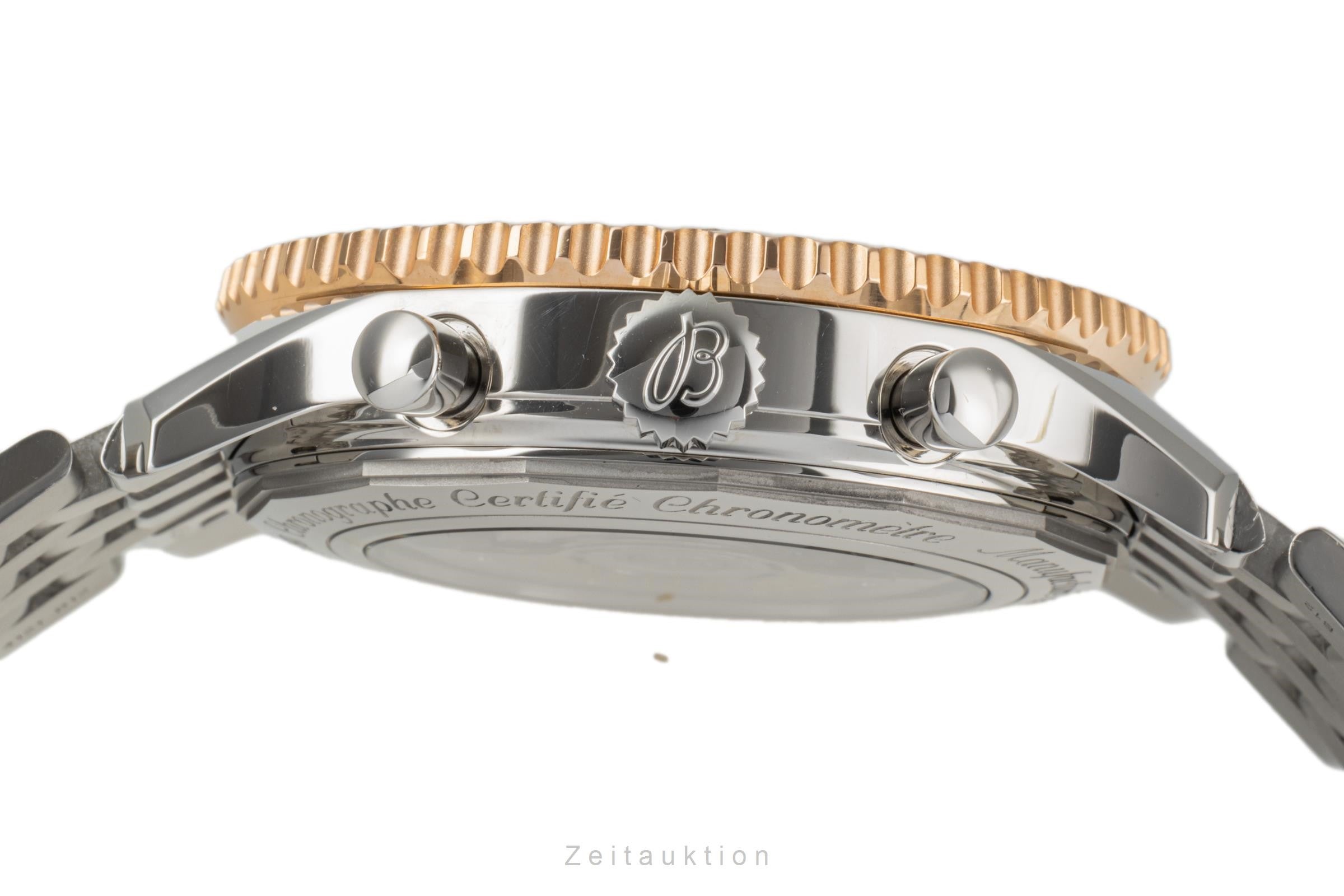 Breitling Navitimer 01 chronograph steel / gold automatic men's watch UB0127 LP: 11250EUR  [2303823]