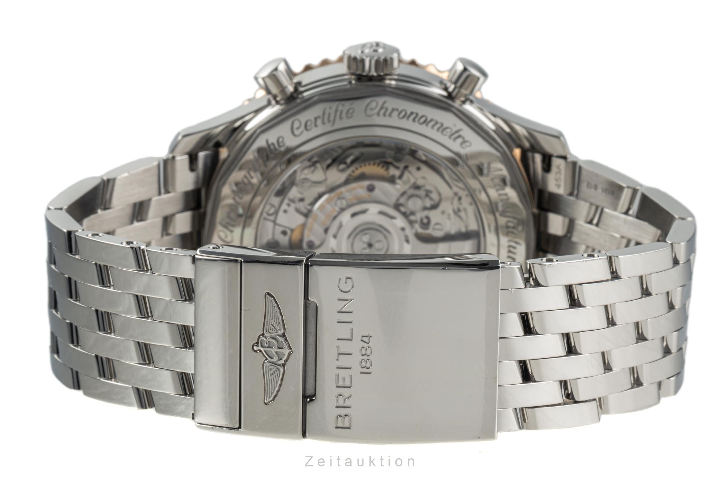 Breitling Navitimer 01 chronograph steel / gold automatic men's watch UB0127 LP: 11250EUR  [2303823]