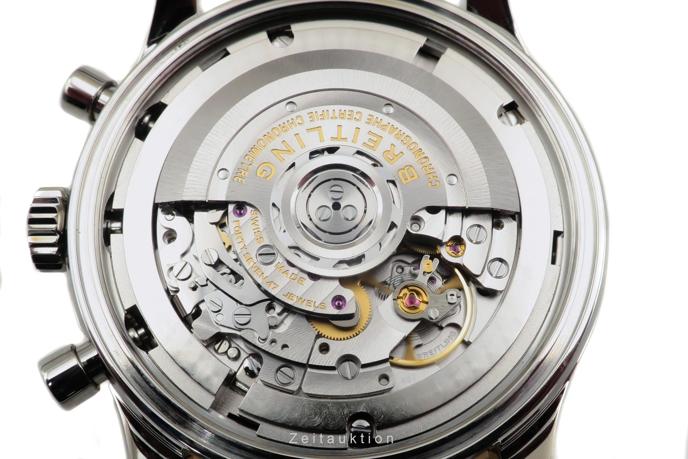 Breitling Navitimer 01 chronograph steel / gold automatic men's watch UB0127 LP: 11250EUR  [2303823]