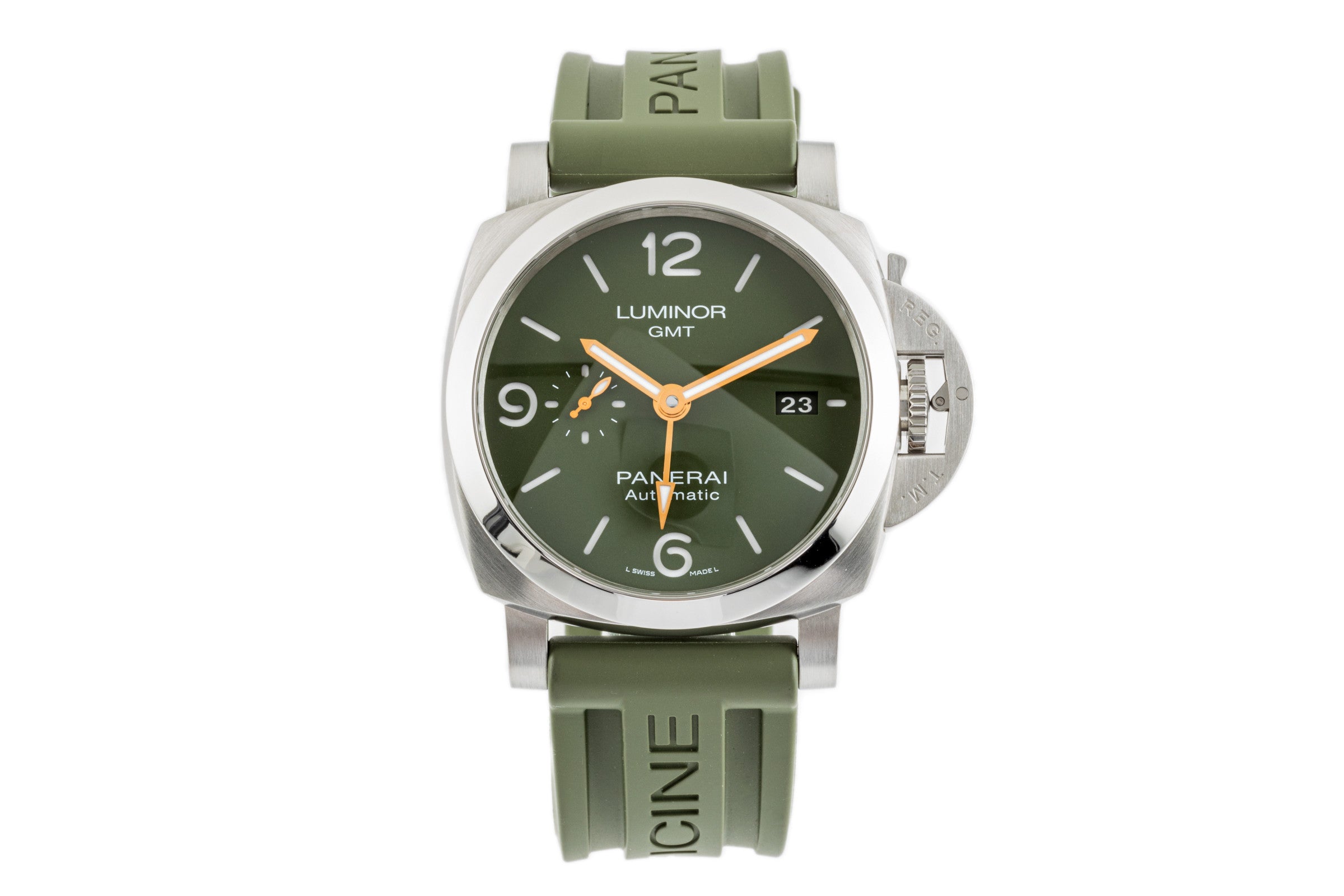 Panerai Luminor GMT acciaio automatismo orologio da uomo PAM01056 Limited  [2303873]