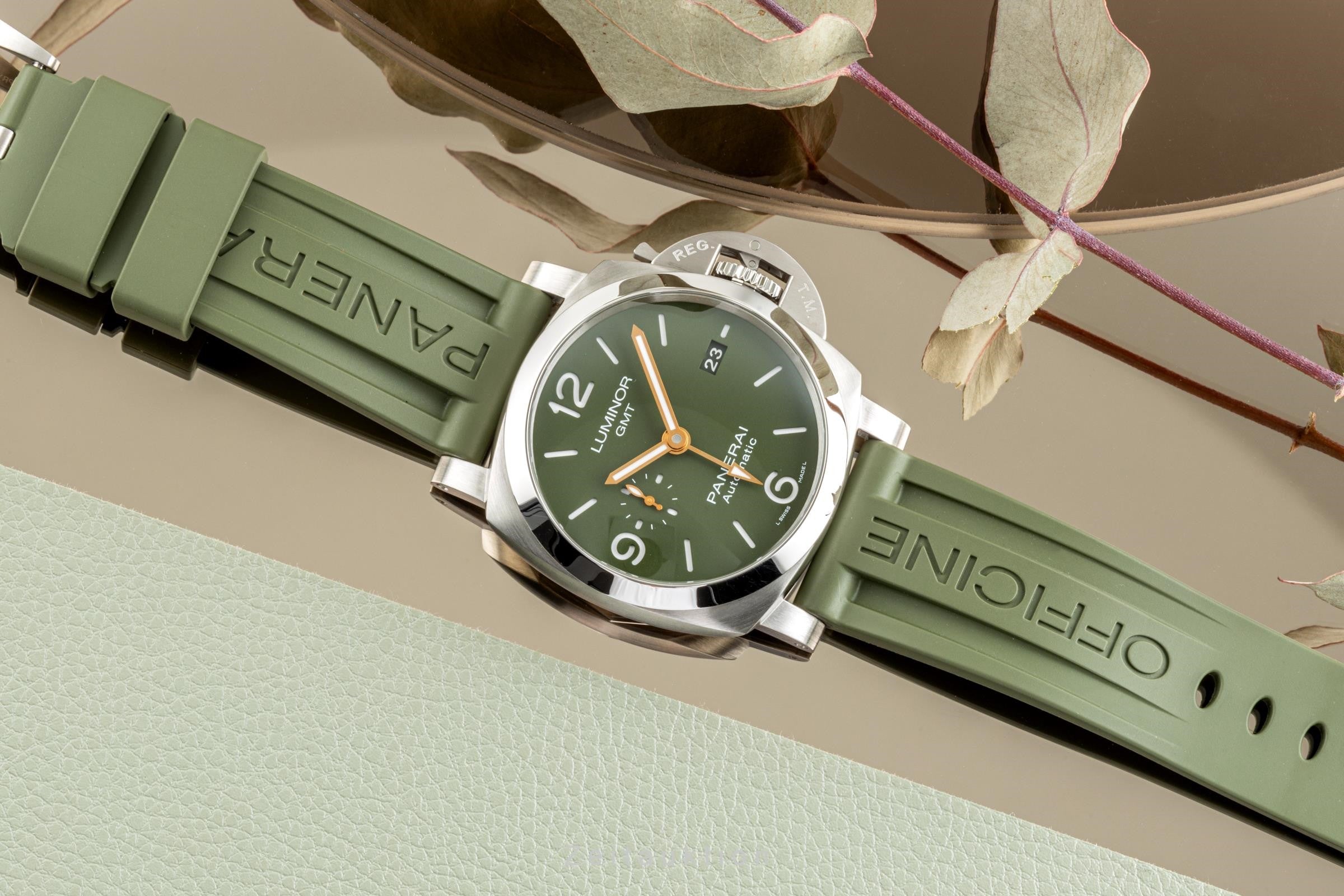 Panerai Luminor GMT acciaio automatismo orologio da uomo PAM01056 Limited  [2303873]