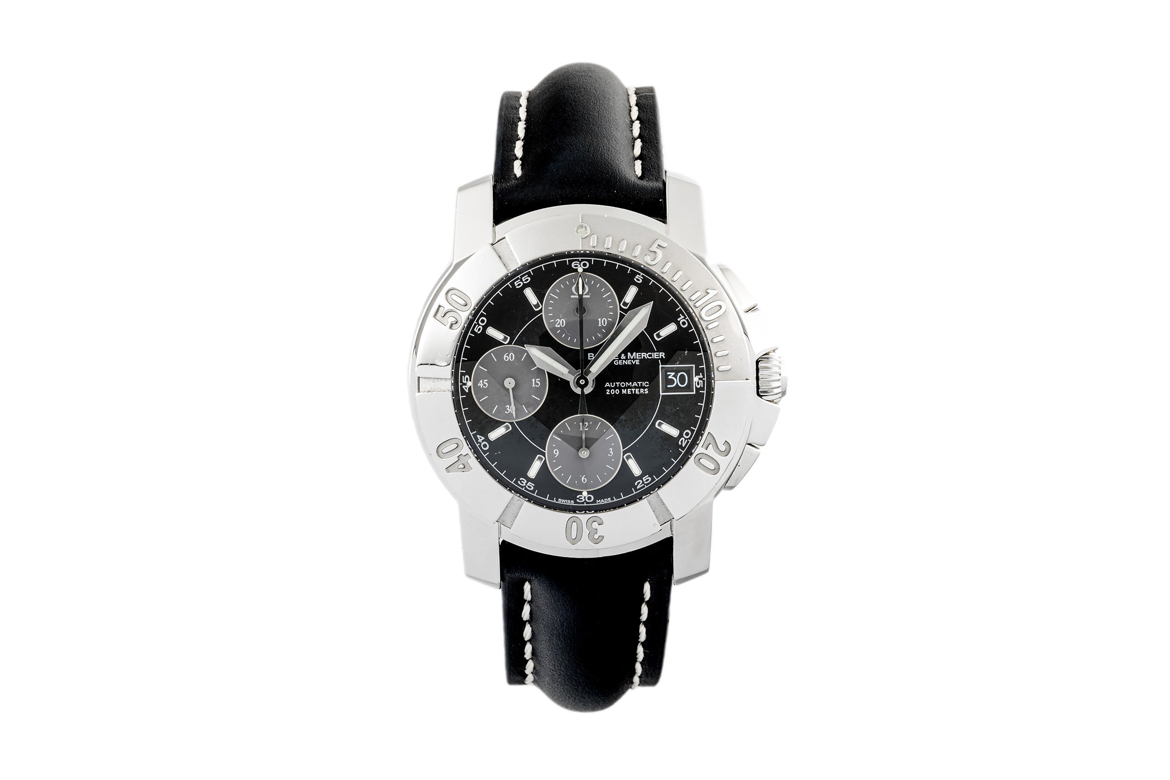 Baume & Mercier Capeland chronograph steel automatic Kal. BM13750