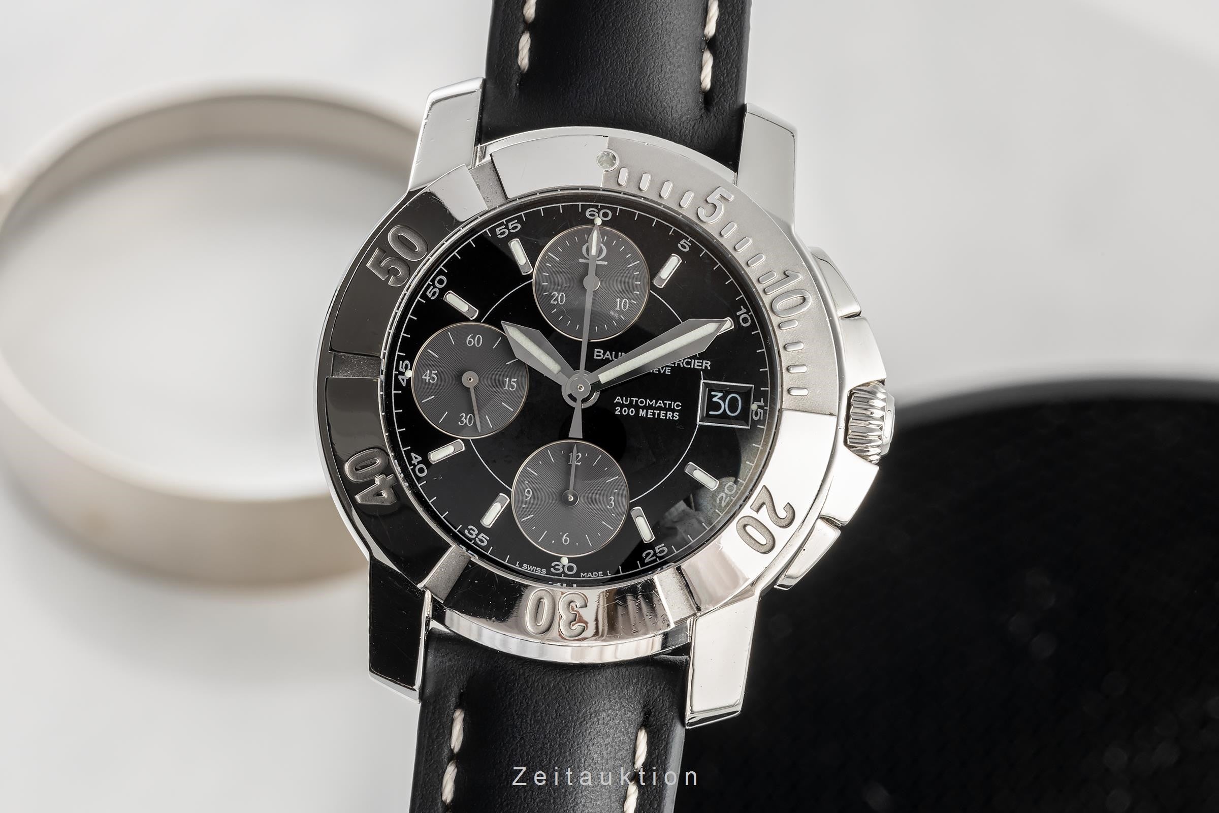 Baume & Mercier Capeland chronograph steel automatic Kal. BM13750