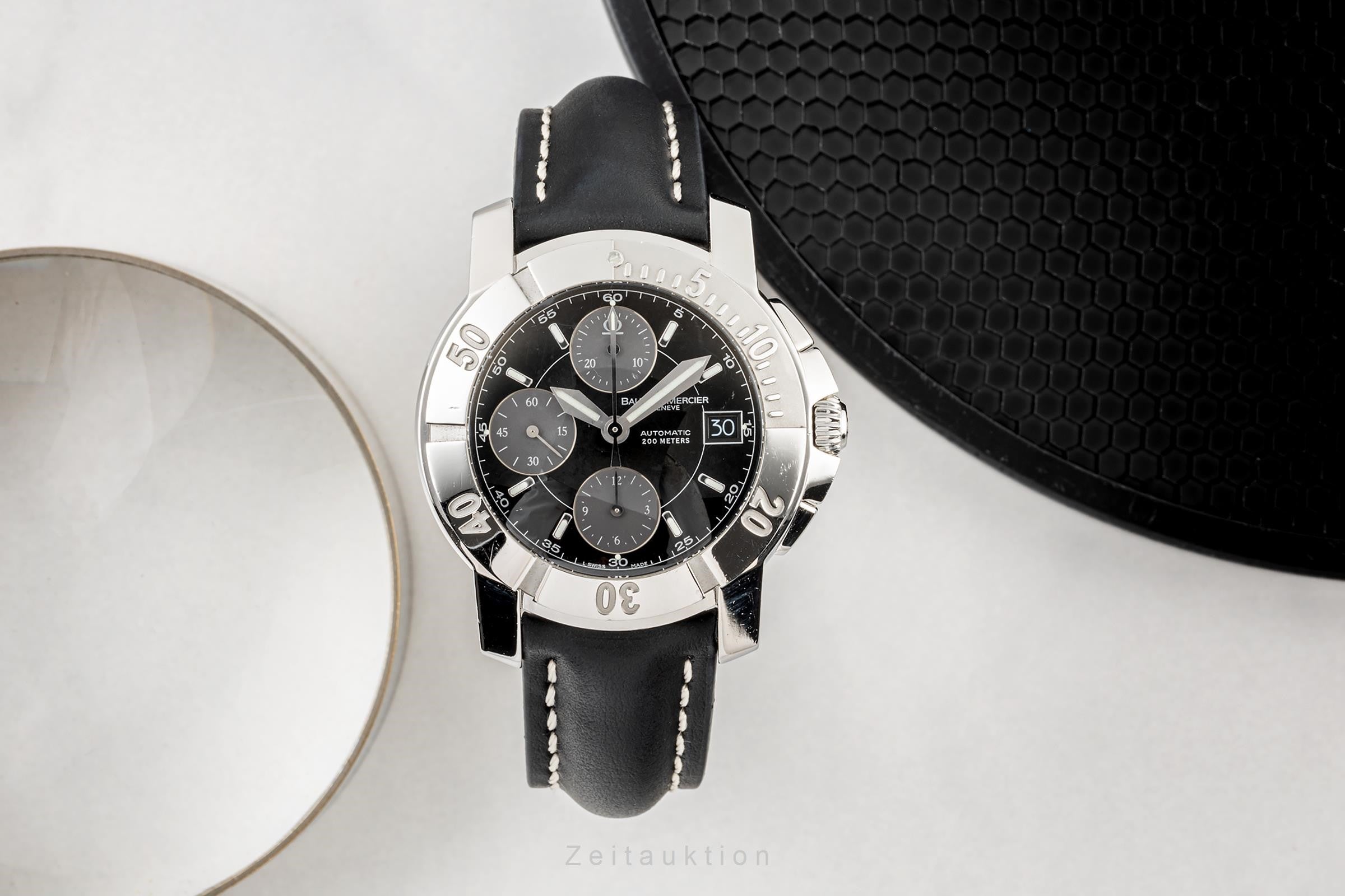 Baume & Mercier Capeland chronograph steel automatic Kal. BM13750