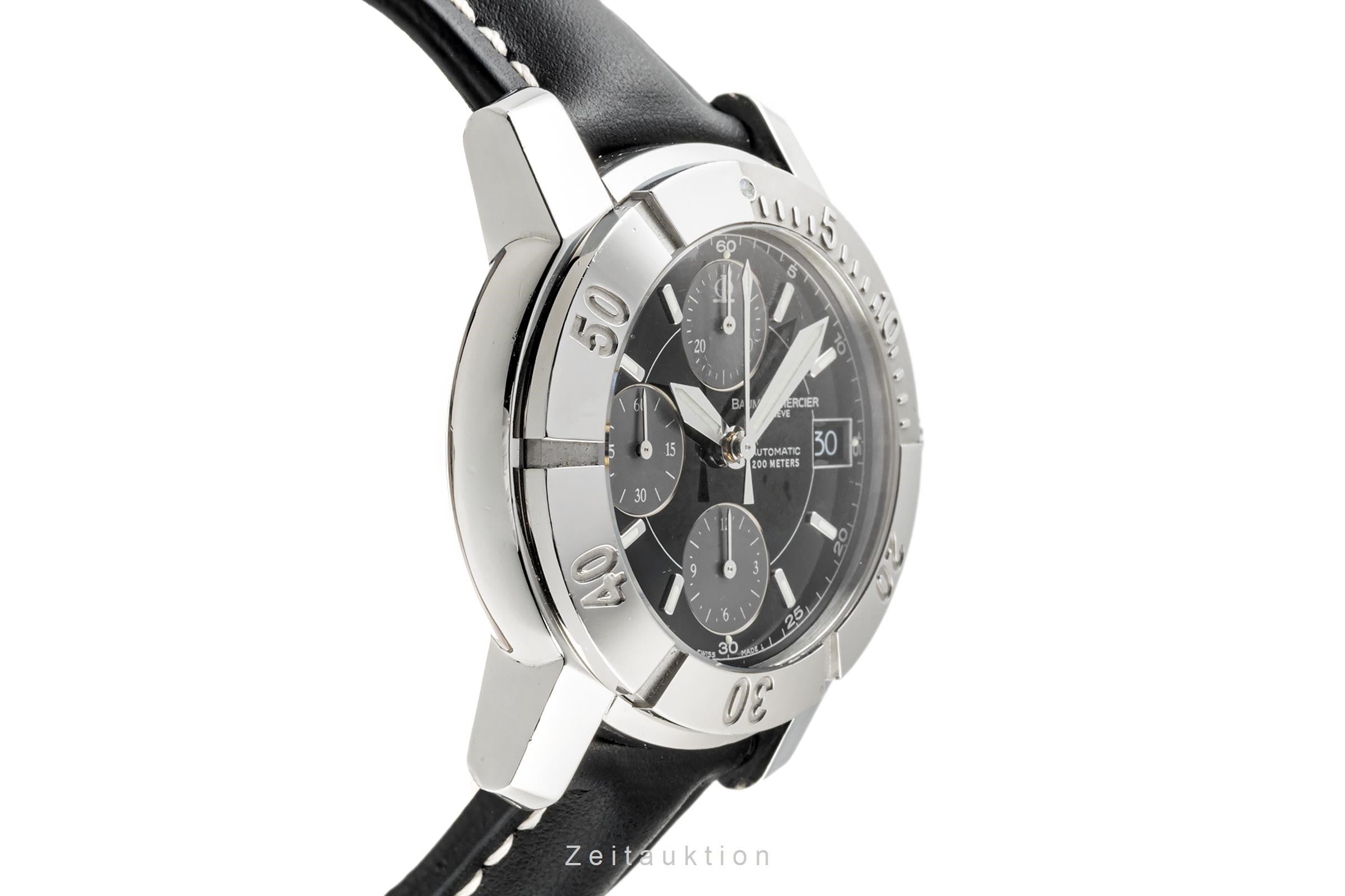 Baume & Mercier Capeland chronograph steel automatic Kal. BM13750