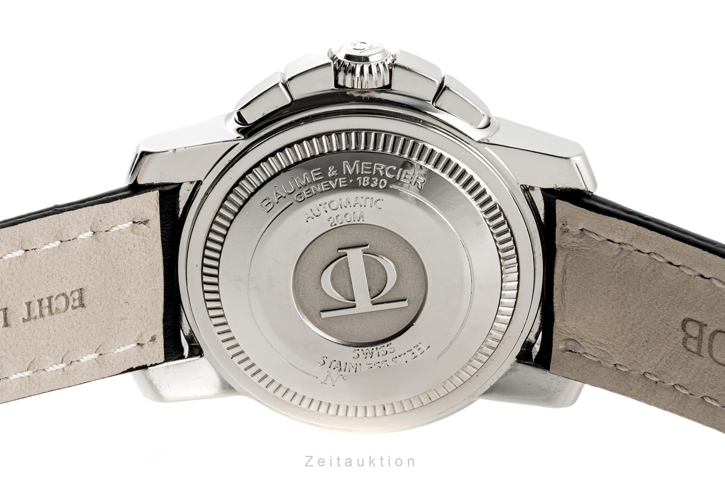 しばりんページ Baume & Mercier Capeland chronograph steel automatic Kal. BM13750