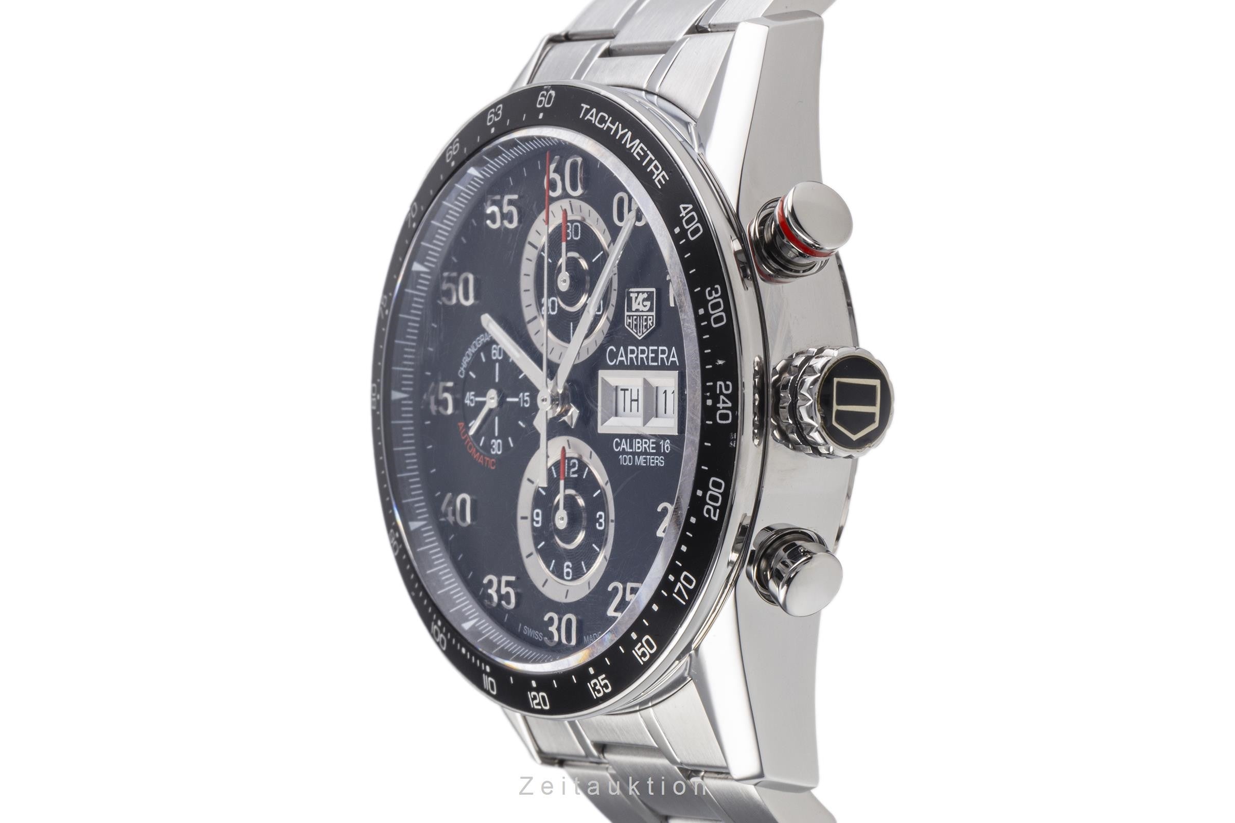 Tag Heuer Carrera chronograph steel automatic men's watch CV2A10 LP: 5150EUR  [2303900]