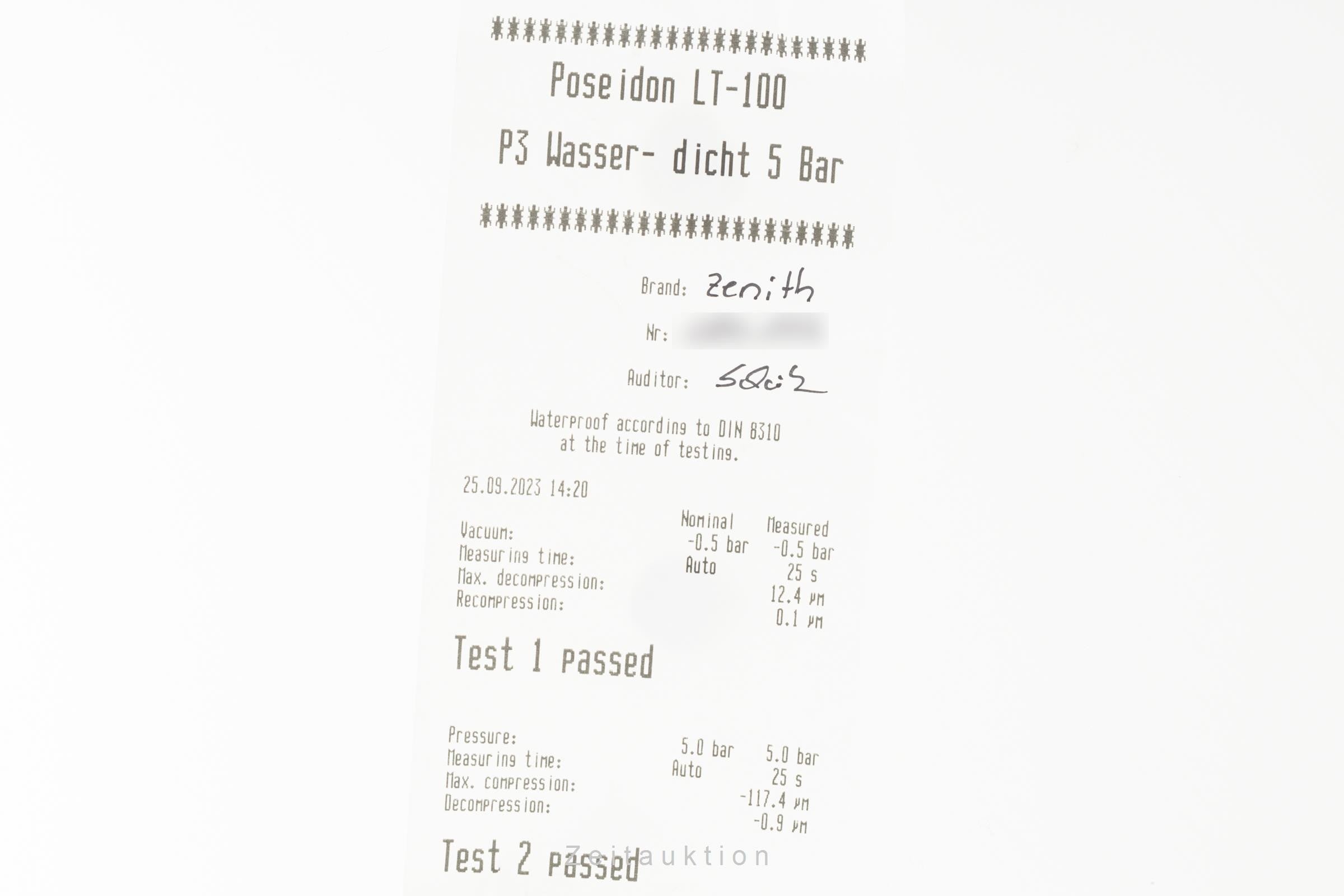 Zenith Captain acero automático reloj para caballeros 03.2122.685 LP: 6400EUR  [2303905]