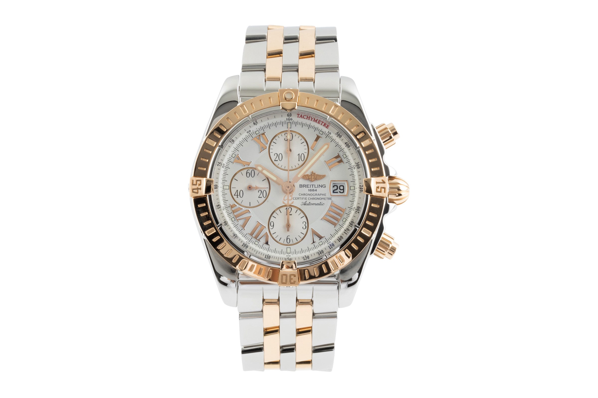 Breitling Chronomat Evolution 44 Chronograph Stahl / Gold Ref C13356 VP: 12950 € [2303921]
