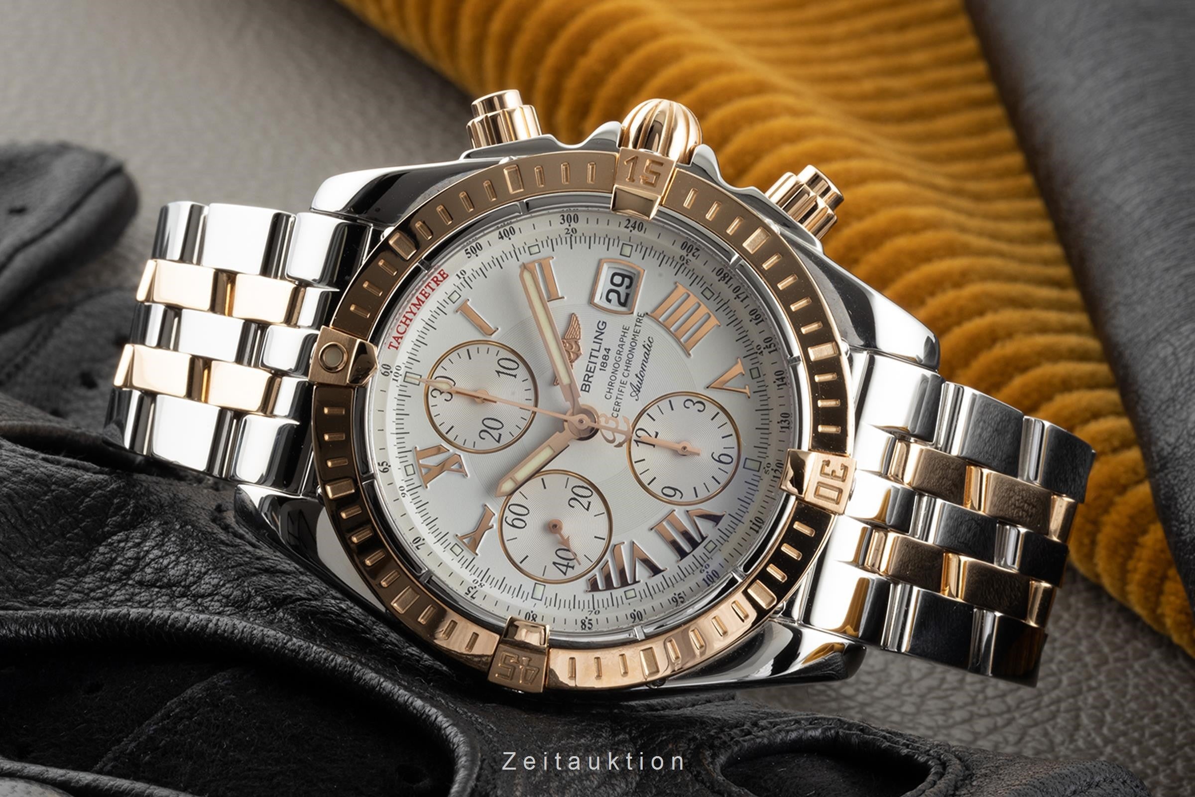 Breitling Chronomat Evolution 44 Chronograph Stahl / Gold Ref C13356 VP: 12950 € [2303921]