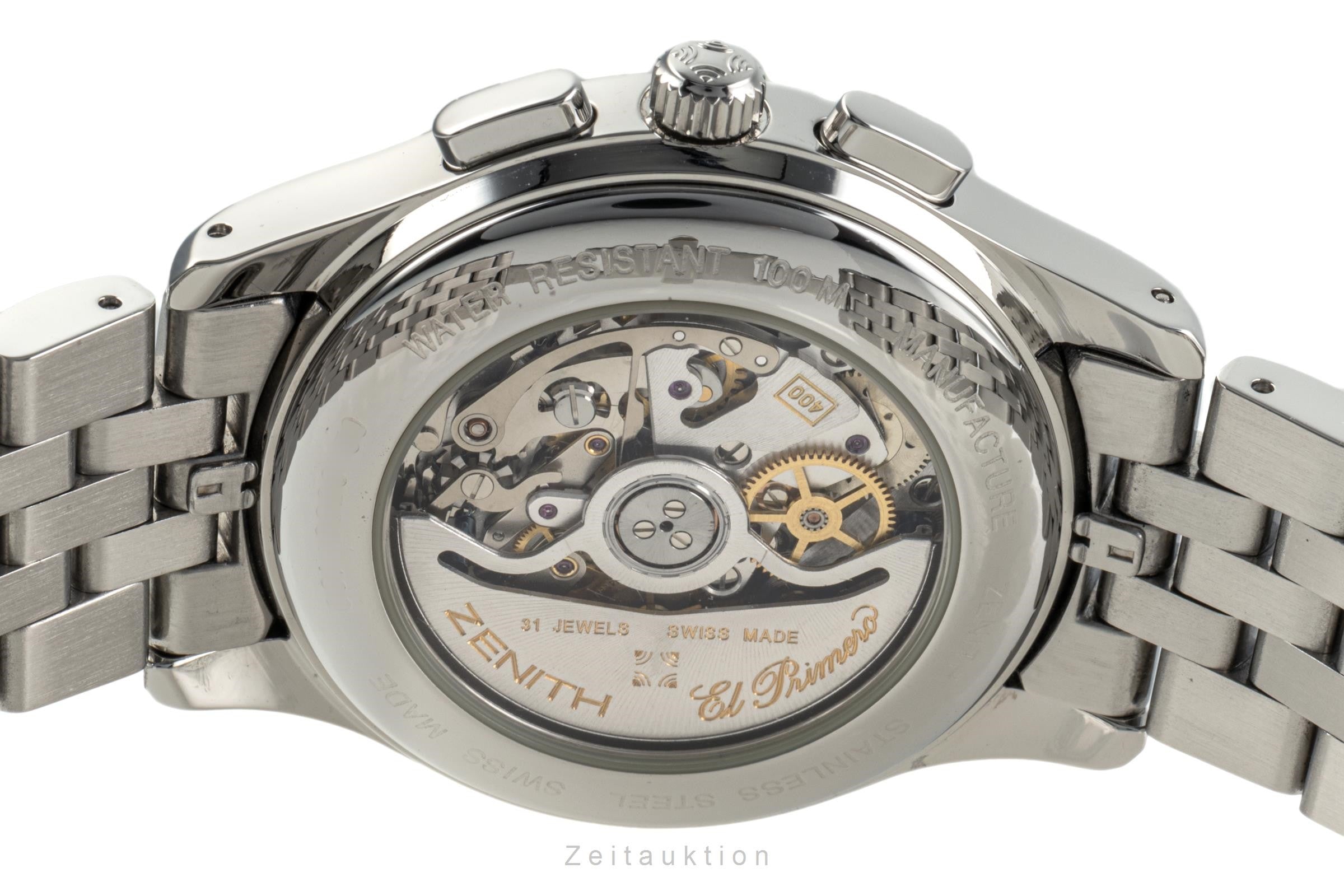Zenith El Primero chronograph steel automatic men's watch 02.0500.400  [2303924]