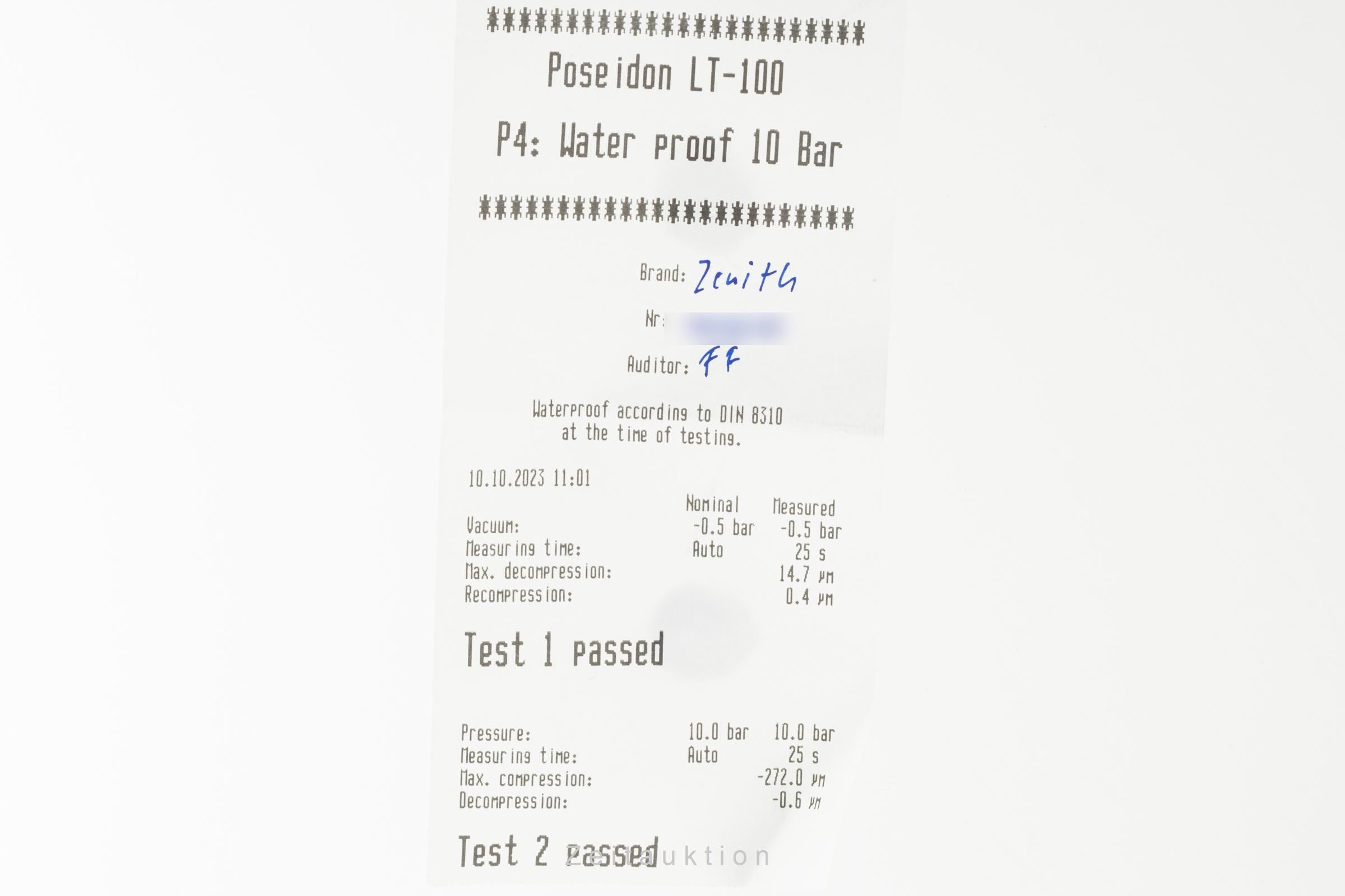 Zenith El Primero chronograph steel automatic men's watch 02.0500.400  [2303924]